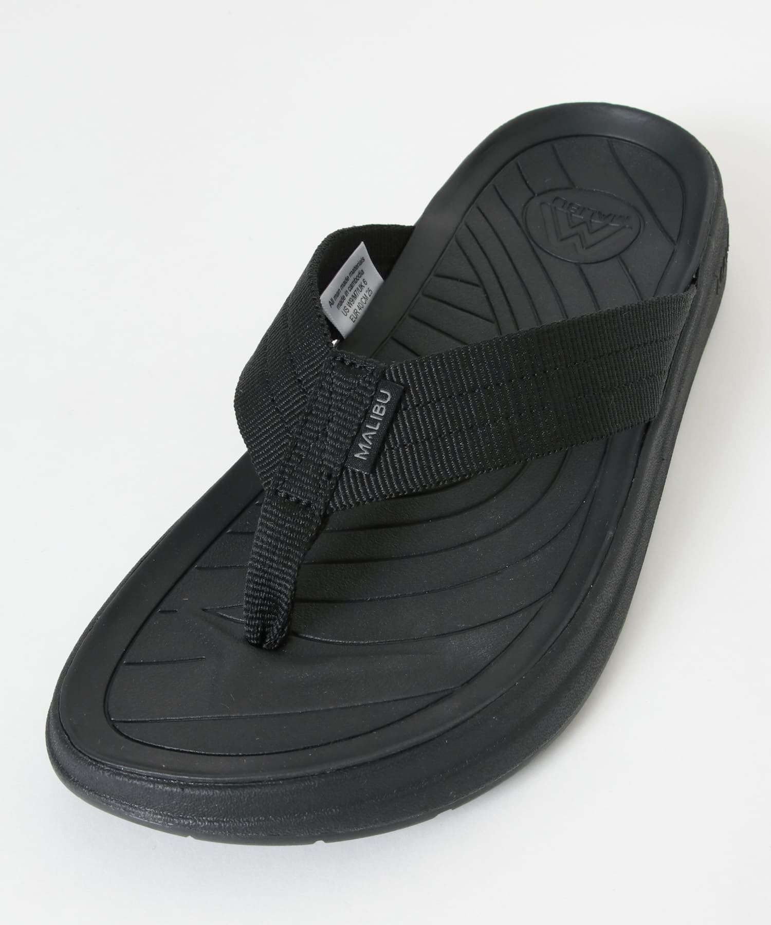 malibu sandals　SURFRIDER BLACK BLACK 5