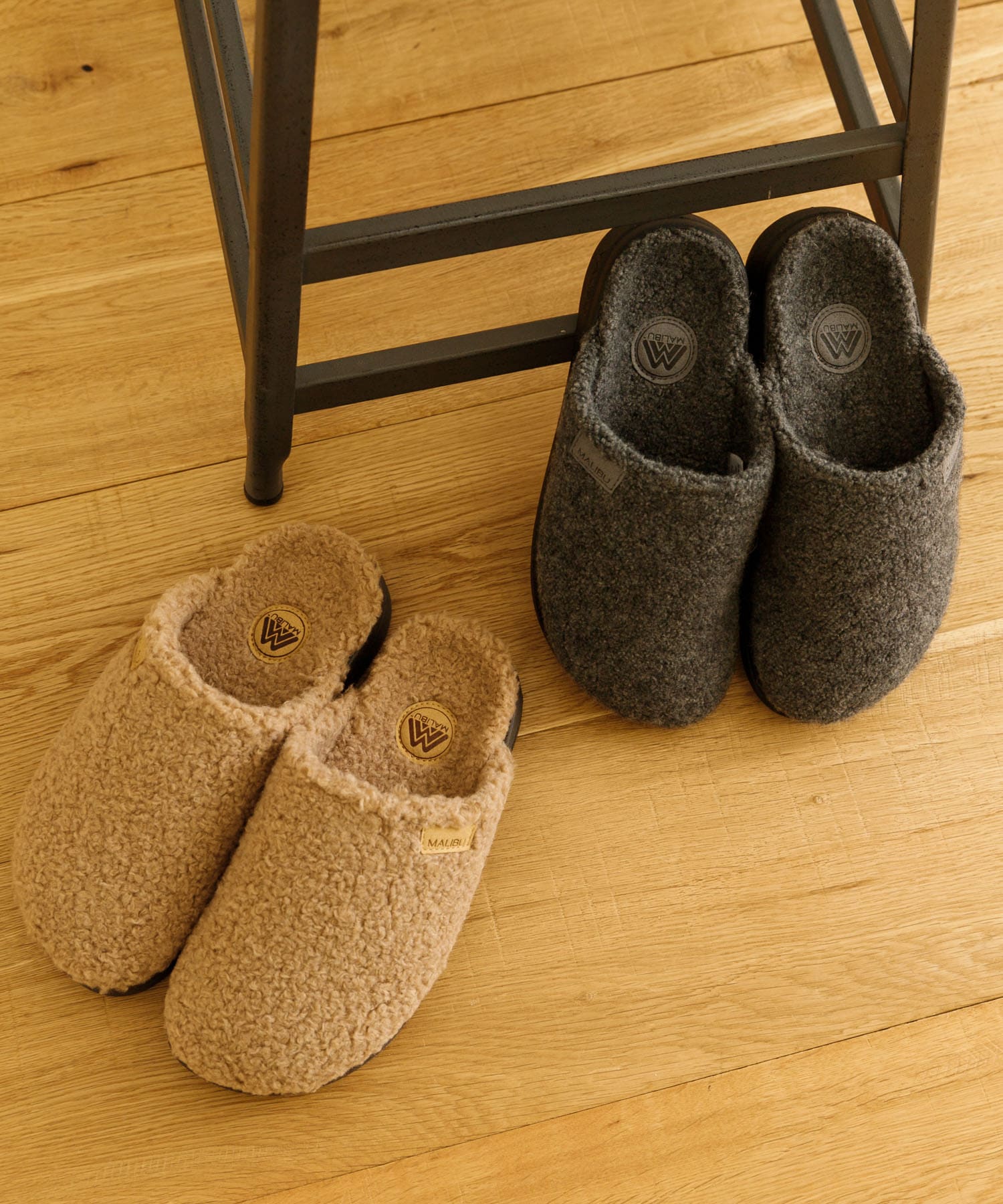 malibu sandals　COLONY SHERPA MULE BEIGE 5