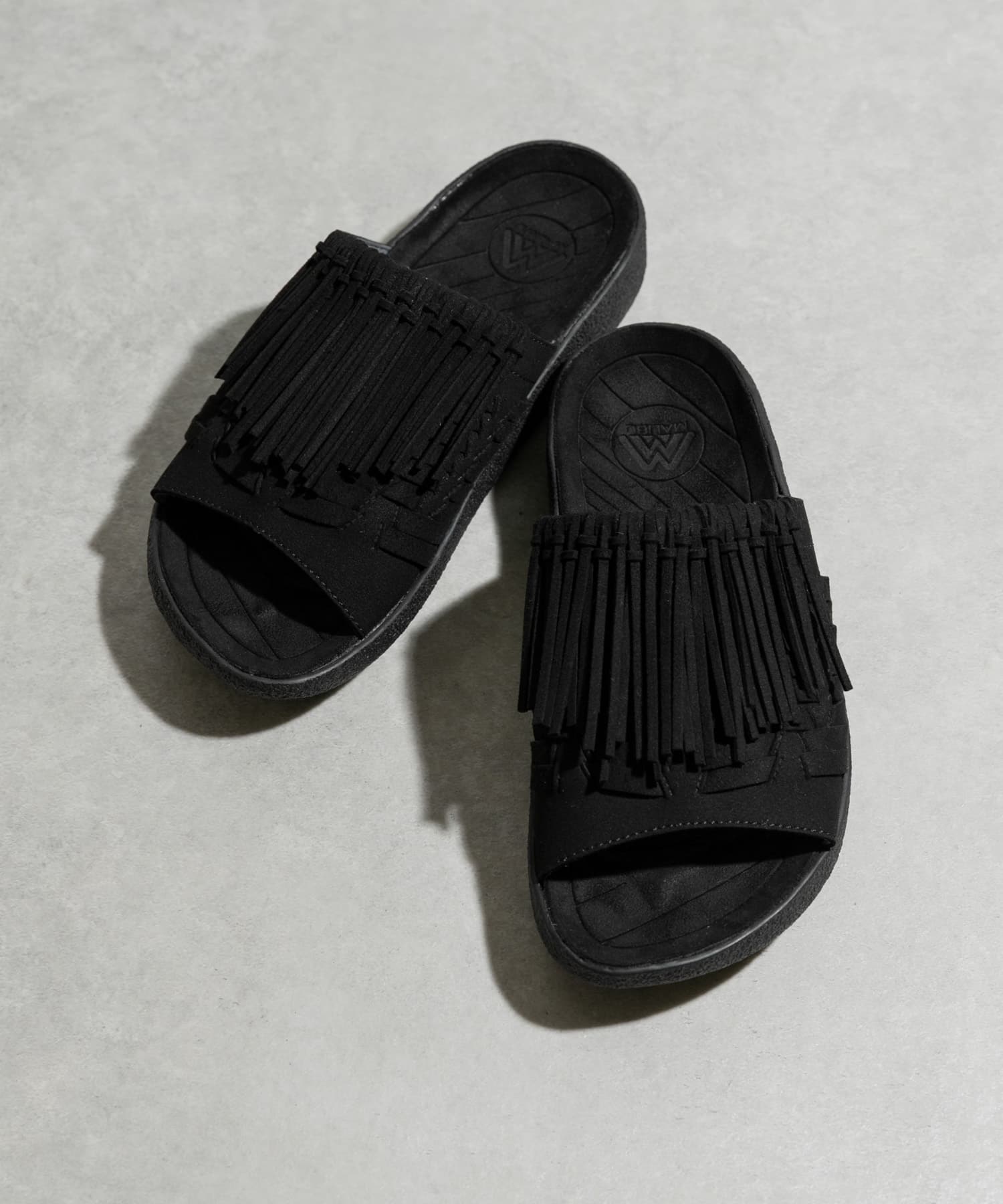 malibu sandals　THUNDERBIRD THATCH SLIDE BLACK 8