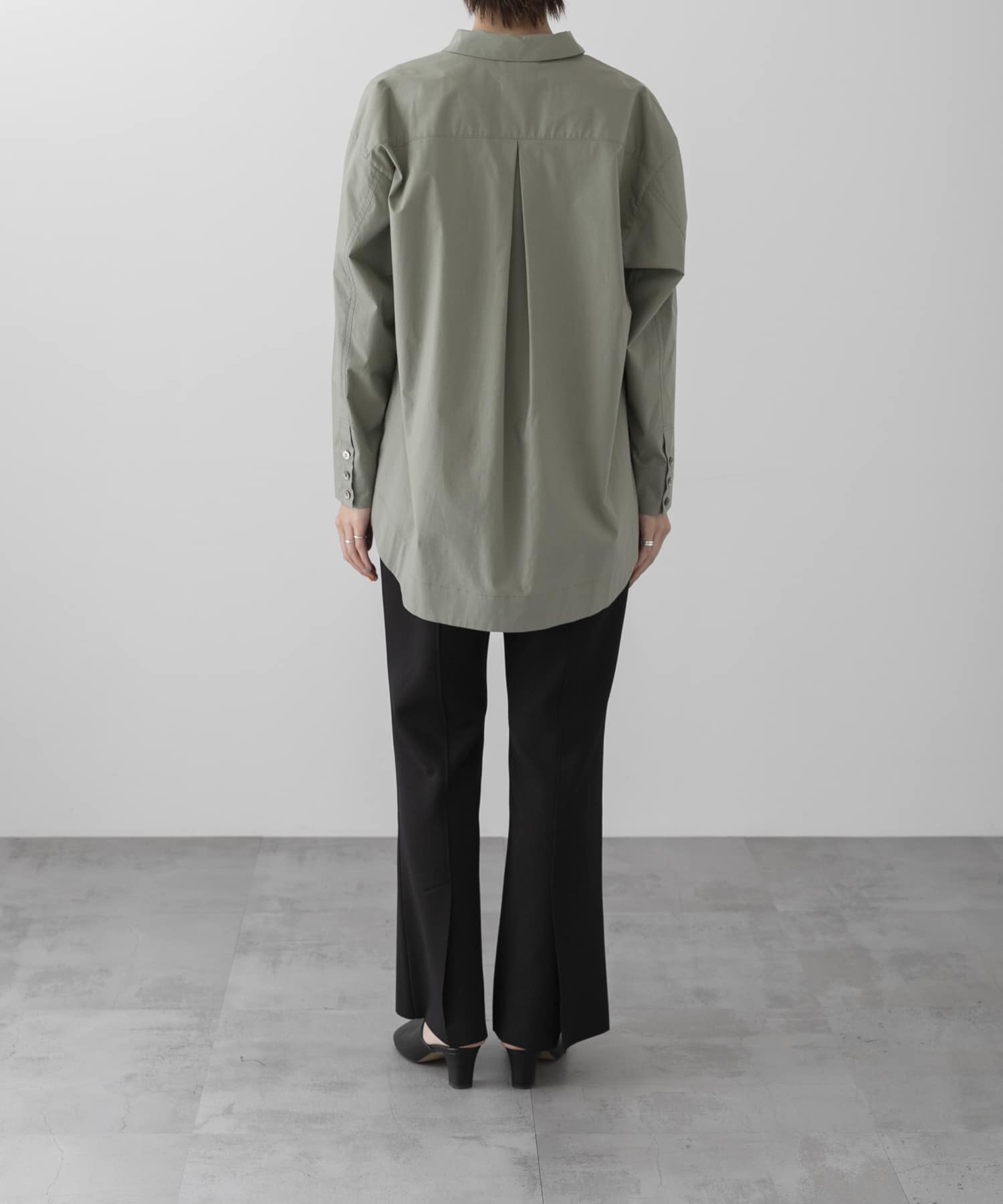 ザ グッドランド マーケット　THE GOODLAND SHIRTS L.KHAKI 2