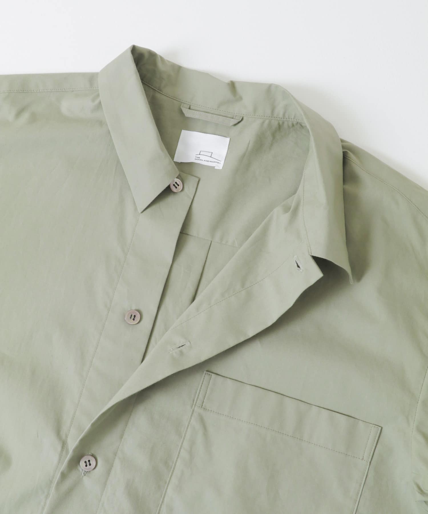ザ グッドランド マーケット　THE GOODLAND SHIRTS L.KHAKI 1