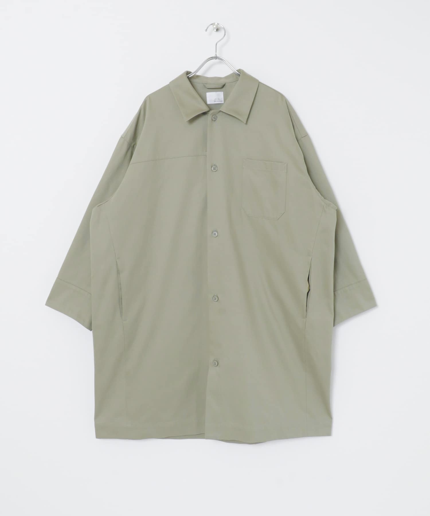 ザ グッドランド マーケット　THE GOODLAND long shirt L.KHAKI 1
