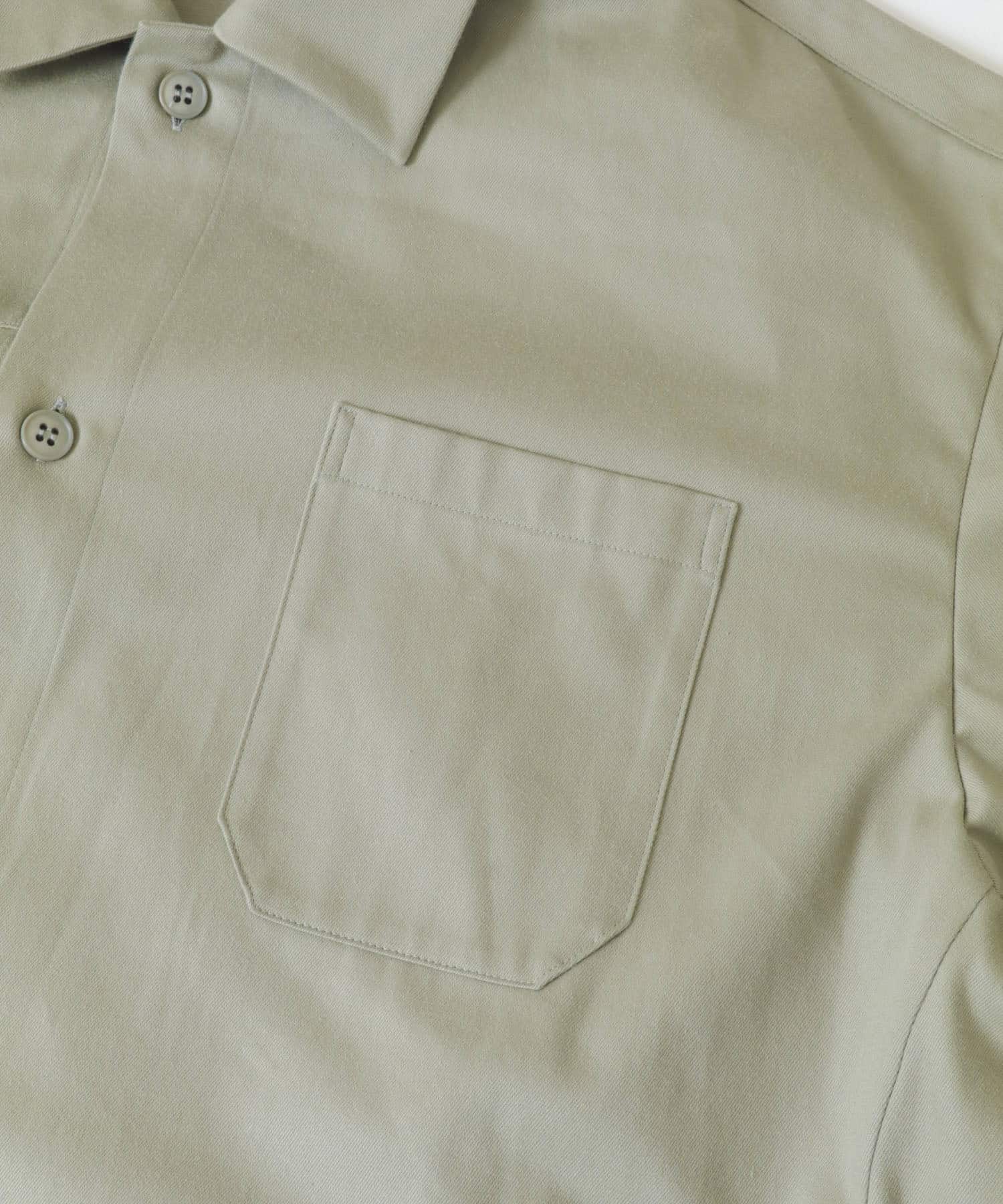 ザ グッドランド マーケット　THE GOODLAND long shirt L.KHAKI 1