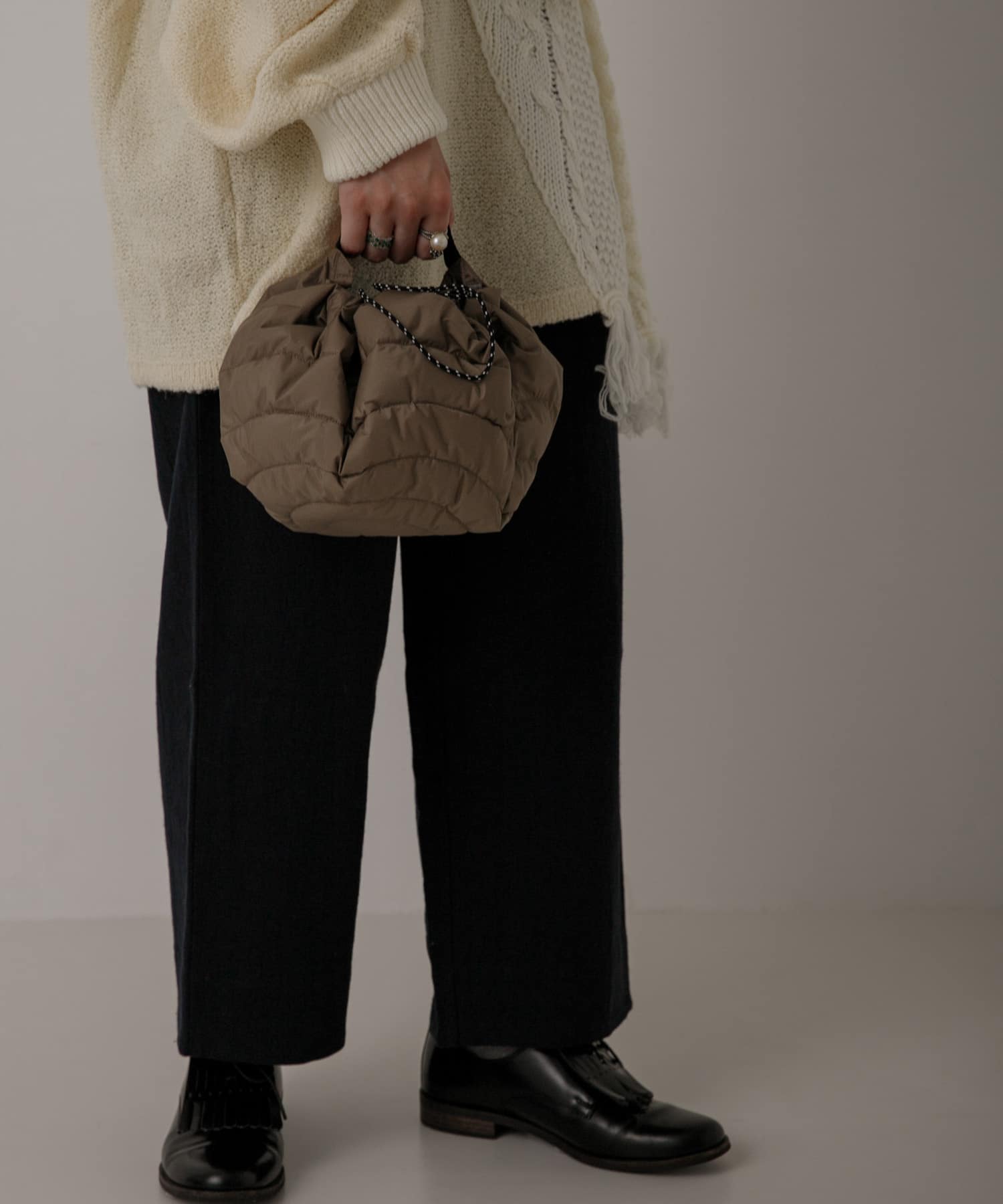 ザ グッドランド マーケット　FUROSHIKダウンバッグ Brown FREE