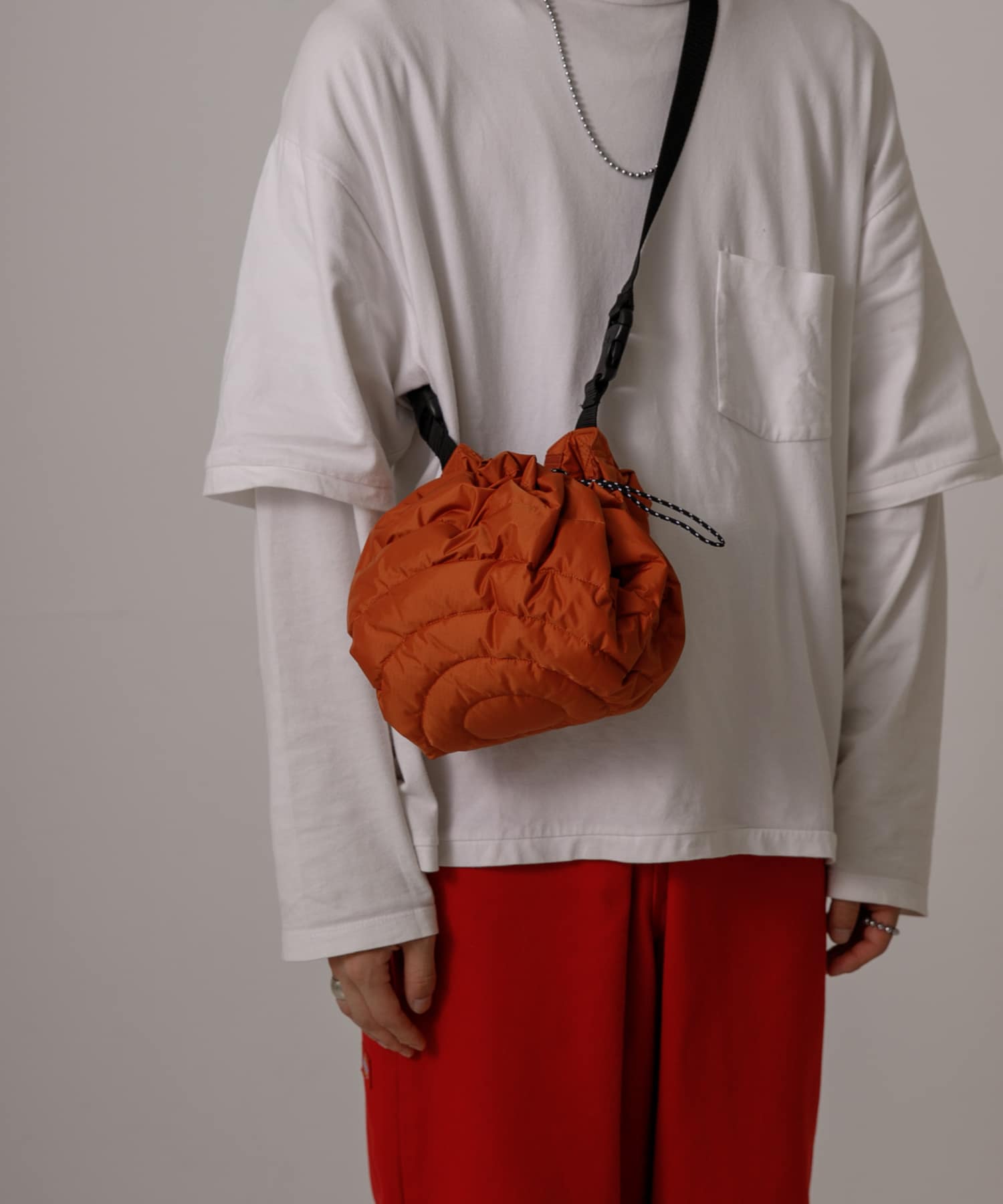 ザ グッドランド マーケット　FUROSHIKダウンバッグ D.orange FREE