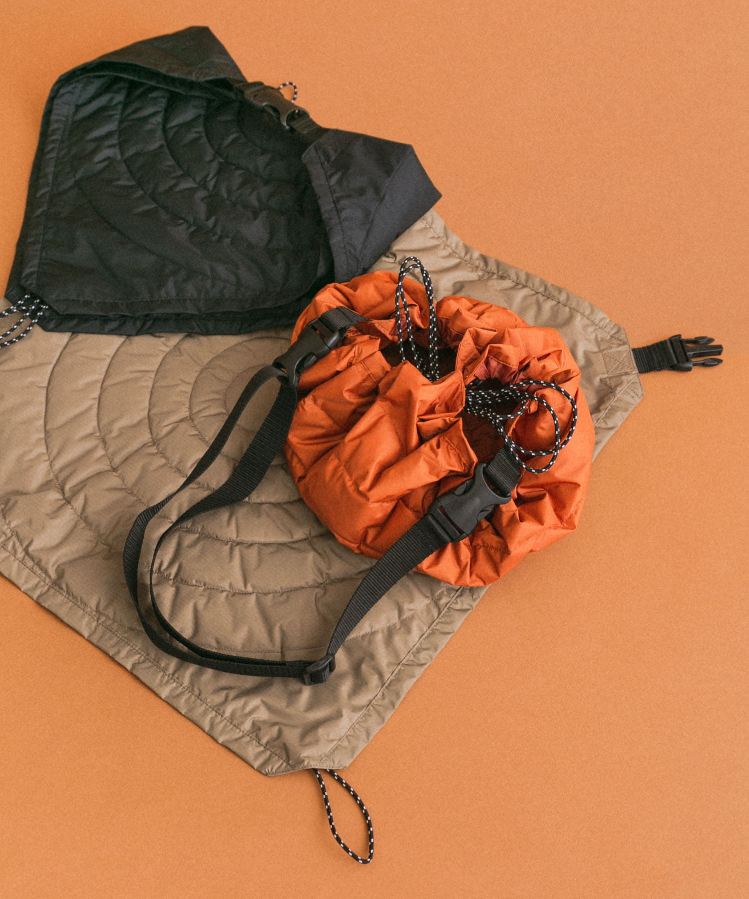 ザ グッドランド マーケット　FUROSHIKダウンバッグ D.orange FREE