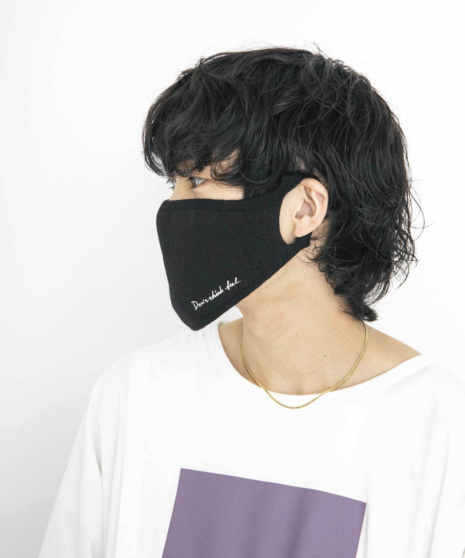 ザ グッドランド マーケット　TOHOKU COTTON MASK BLACK FREE