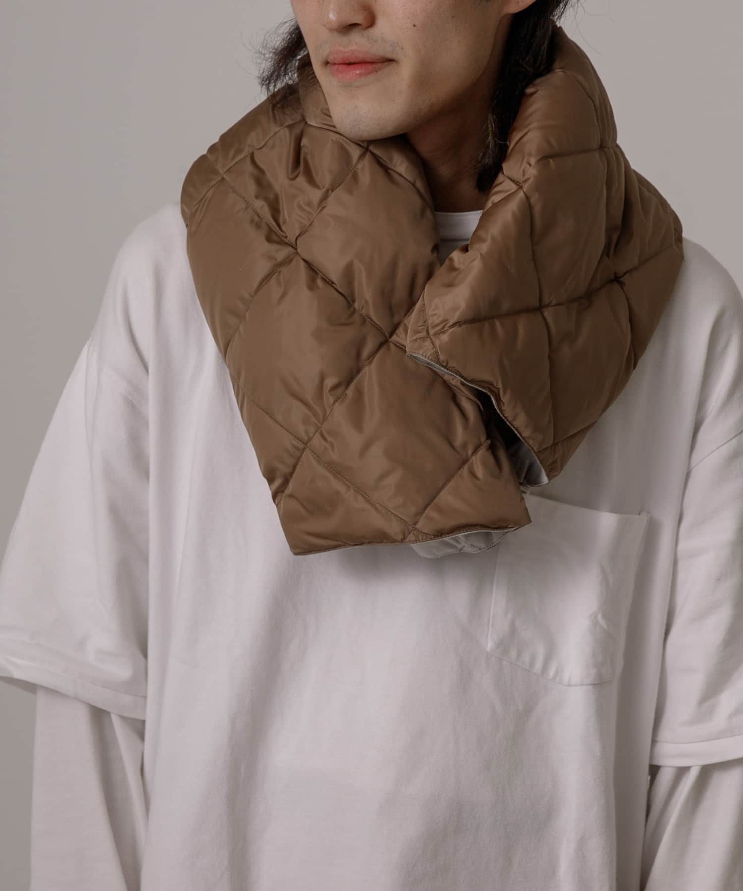 ザ グッドランド マーケット　スクエアユーティリティダウン Ash brown FREE