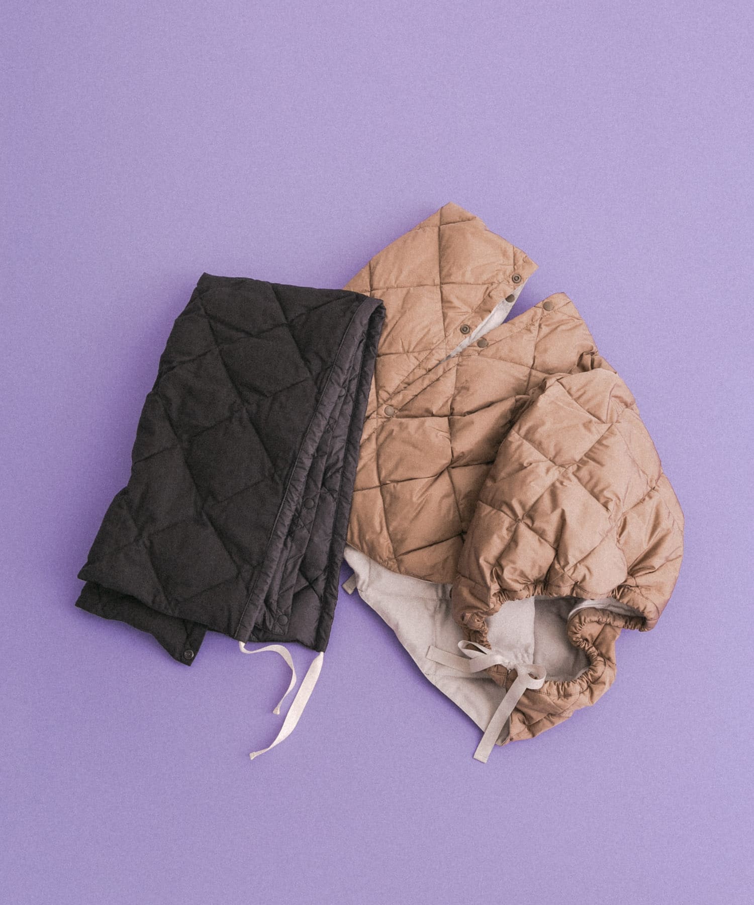 ザ グッドランド マーケット　スクエアユーティリティダウン Ash brown FREE