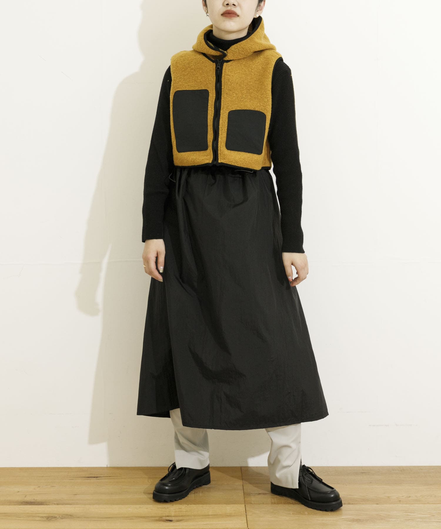 ザ グッドランド マーケット　バラクラバ付マルチウェイベスト