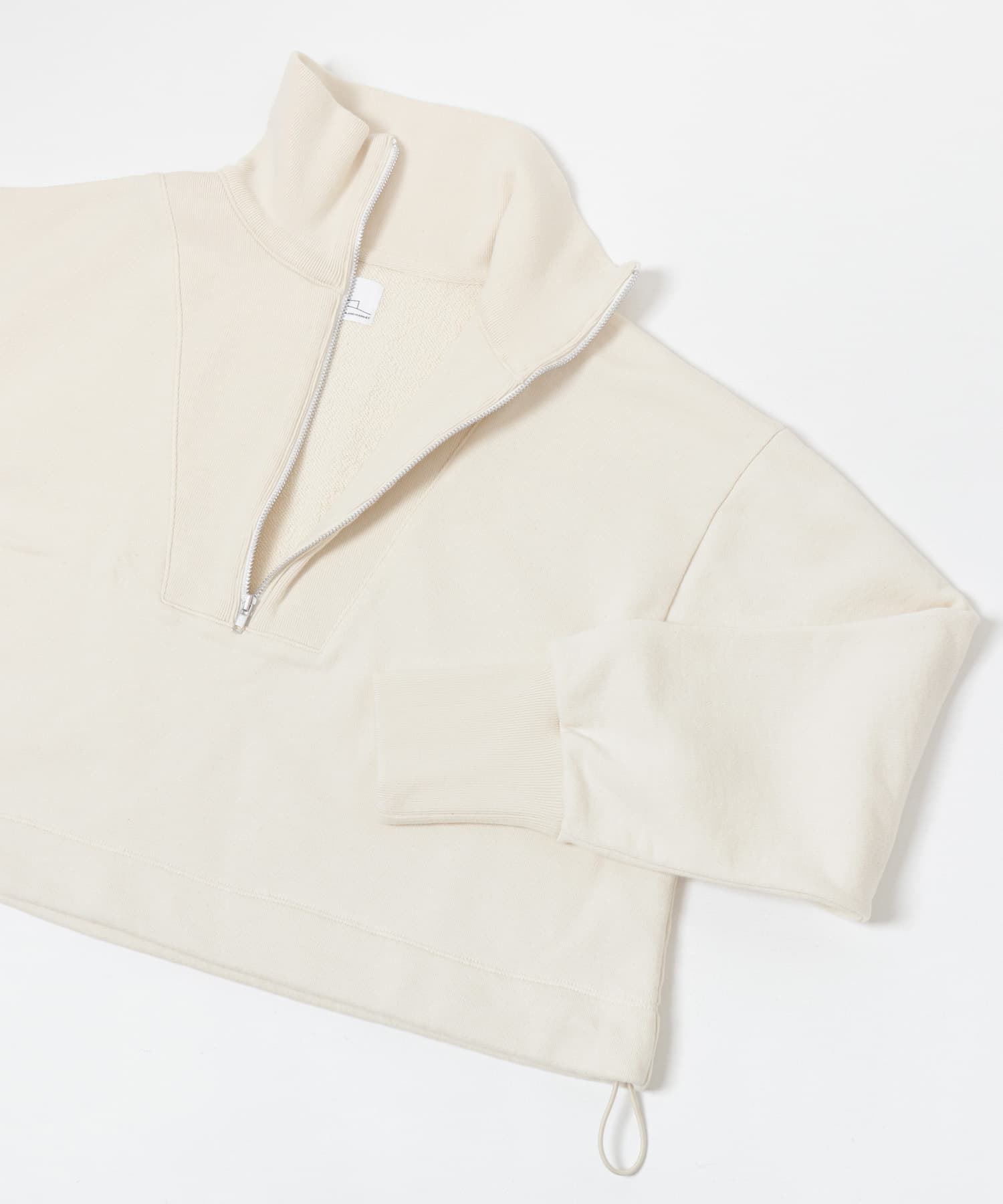 ザ グッドランド マーケット　ORGANIC COTTON ZIP TOPS NATURAL one