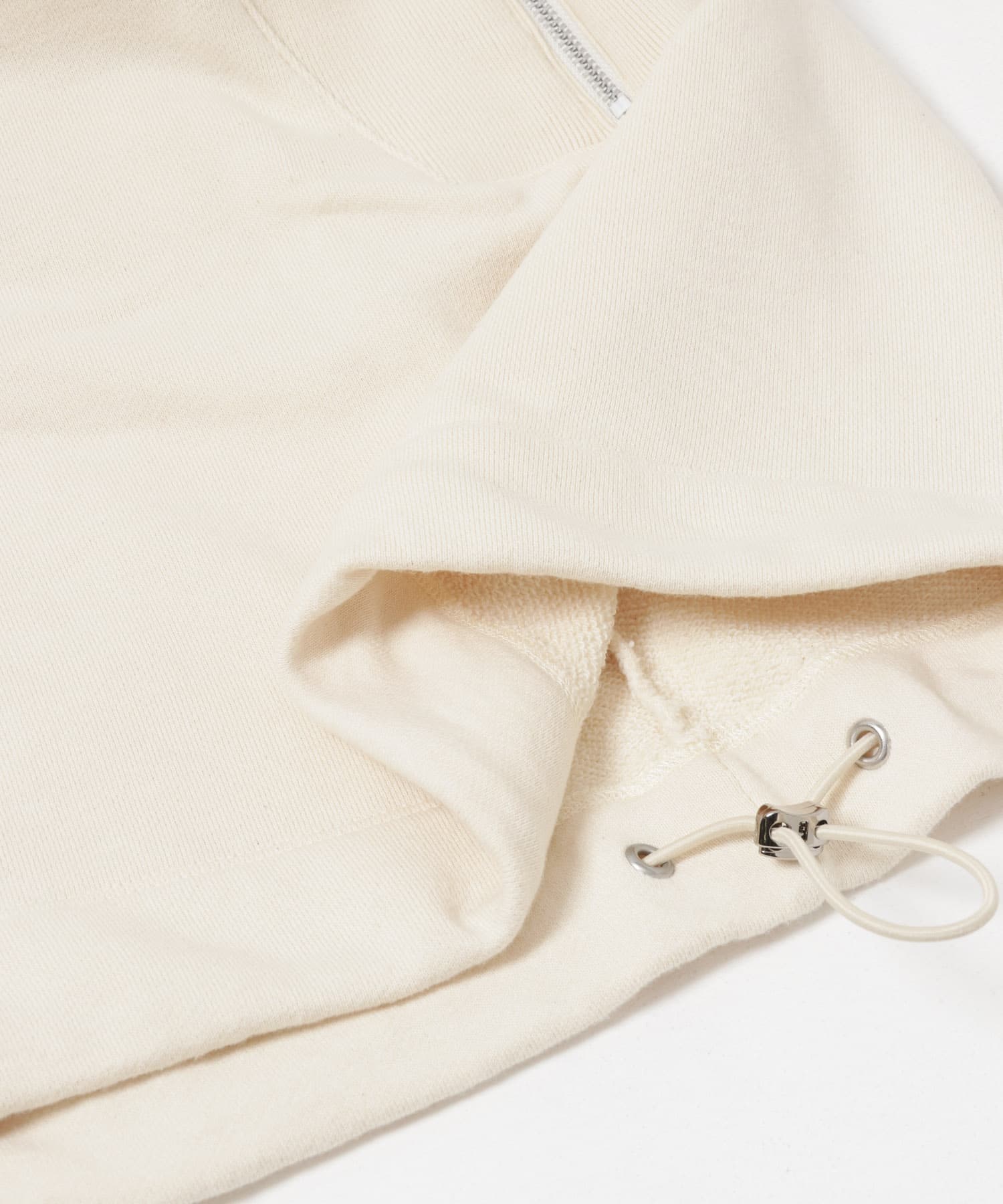 ザ グッドランド マーケット　ORGANIC COTTON ZIP TOPS NATURAL one