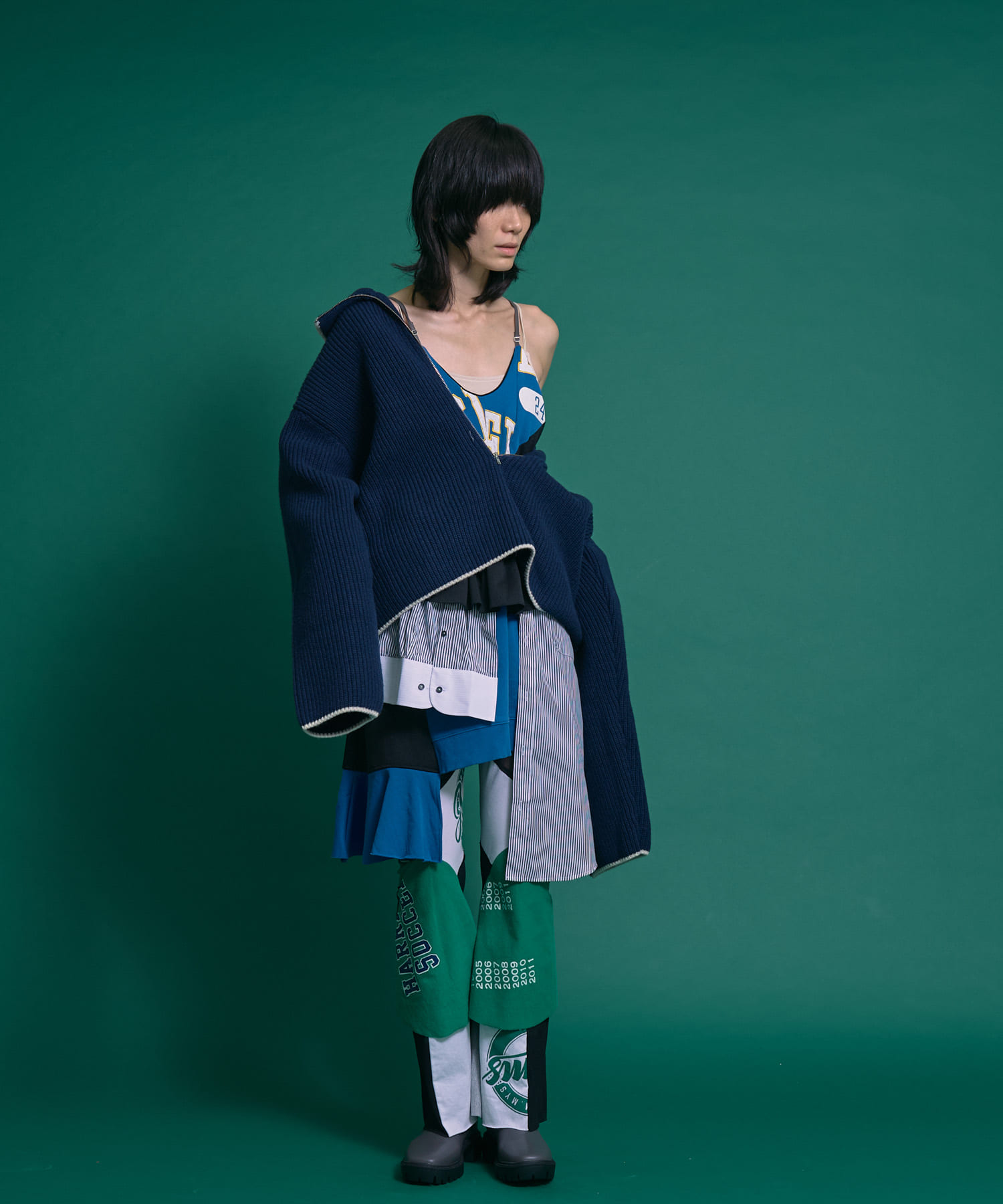 身長：174cm サイズ：one