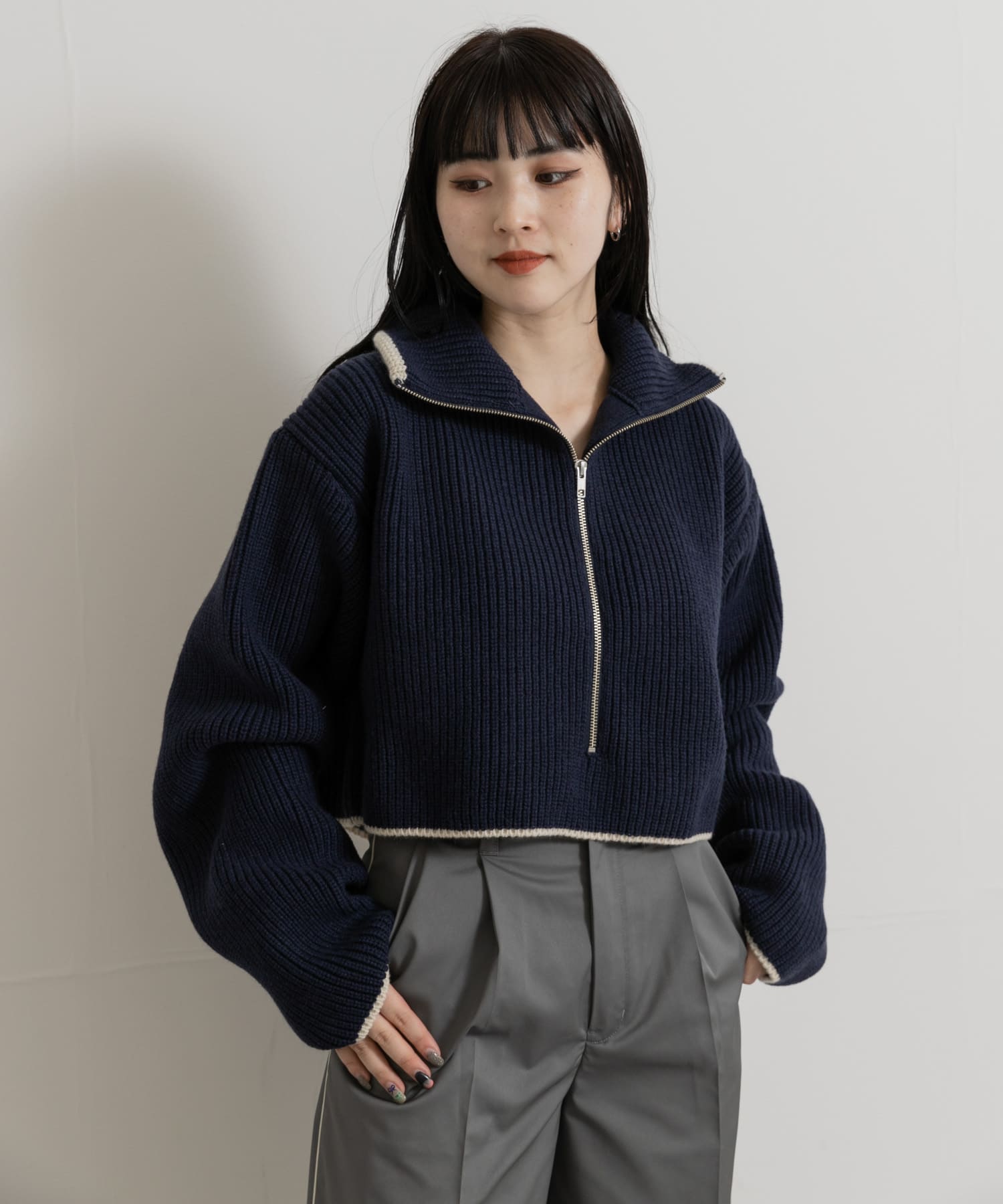 身長：156cm サイズ：one