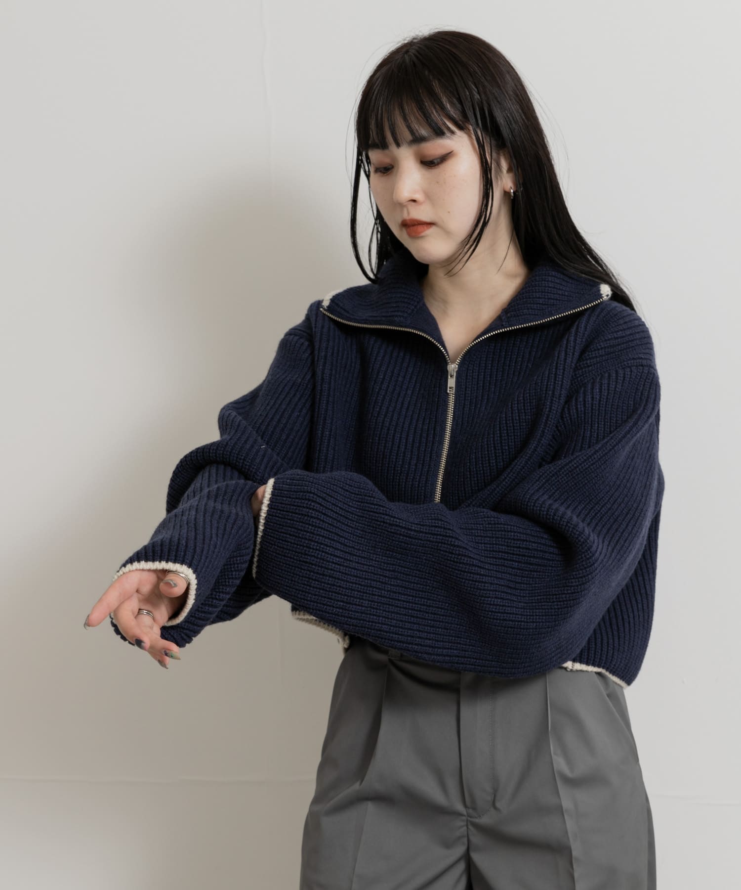 身長：156cm サイズ：one