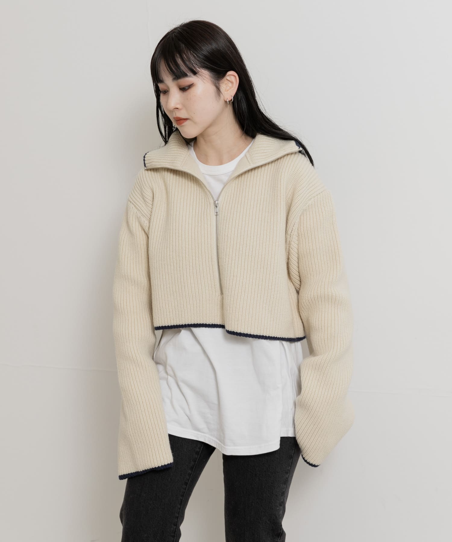 身長：156cm サイズ：one