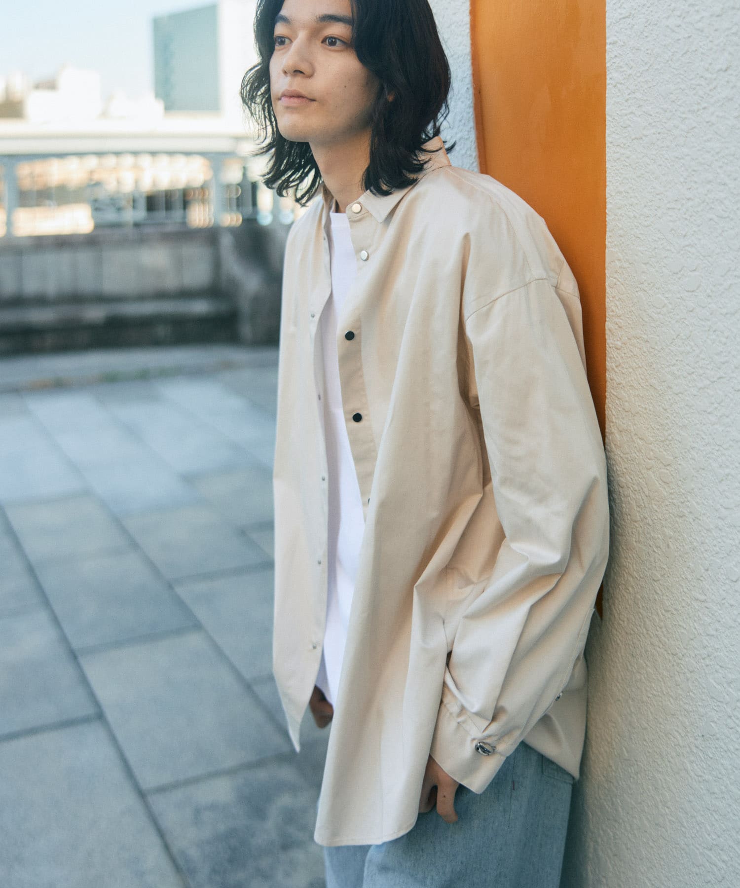 身長：180cm サイズ：one