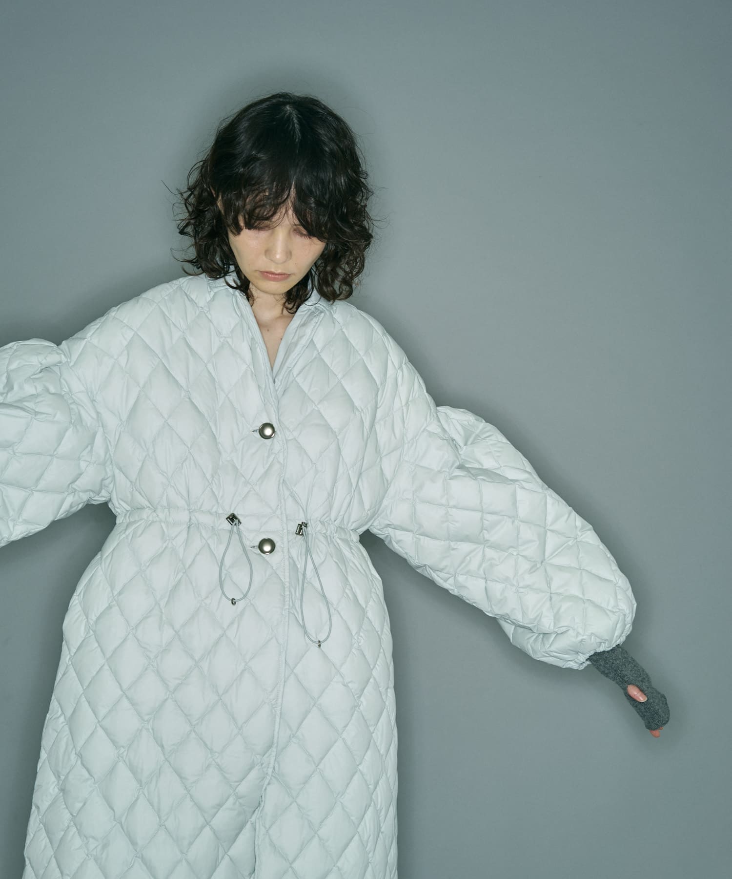 『別注』KWD×ザ グッドランド マーケット　GREEN DOWN QUILTING JACKET