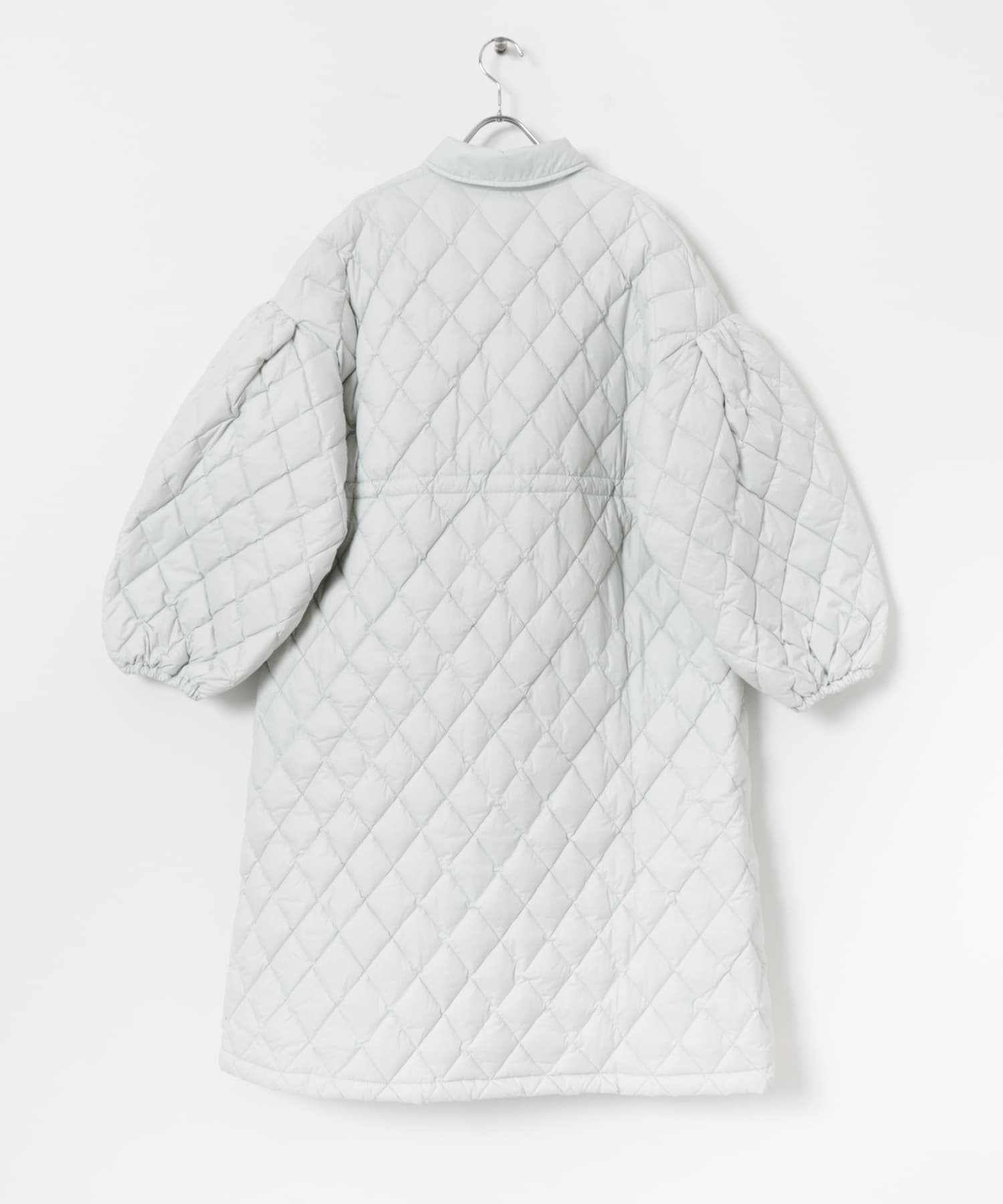 『別注』KWD×ザ グッドランド マーケット　GREEN DOWN QUILTING JACKET OFF WHITE FREE