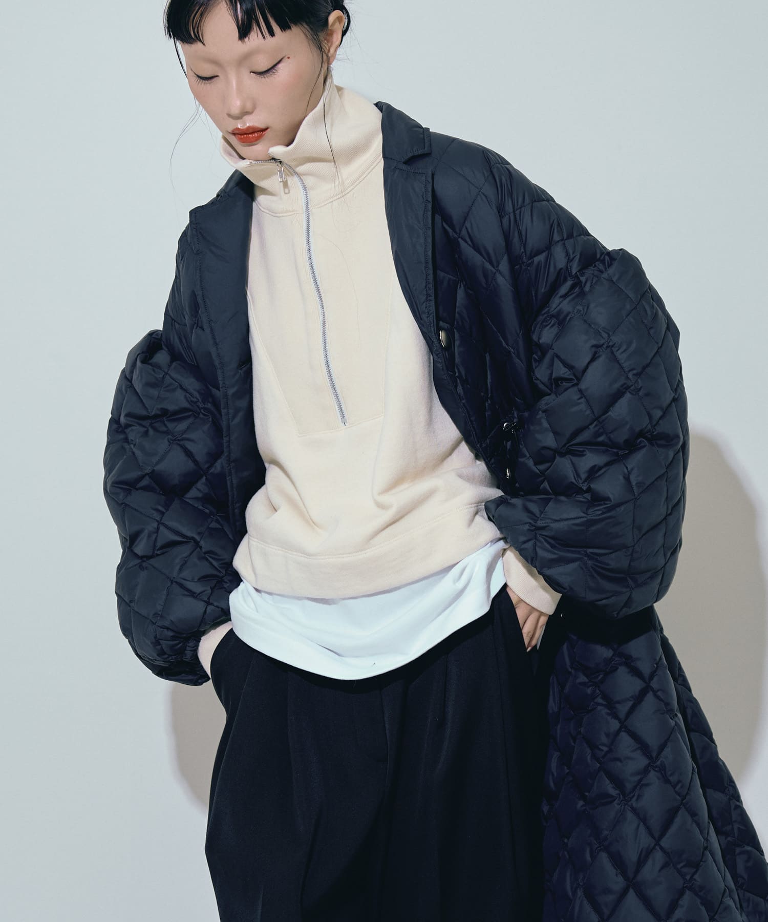 『別注』KWD×ザ グッドランド マーケット　GREEN DOWN QUILTING JACKET