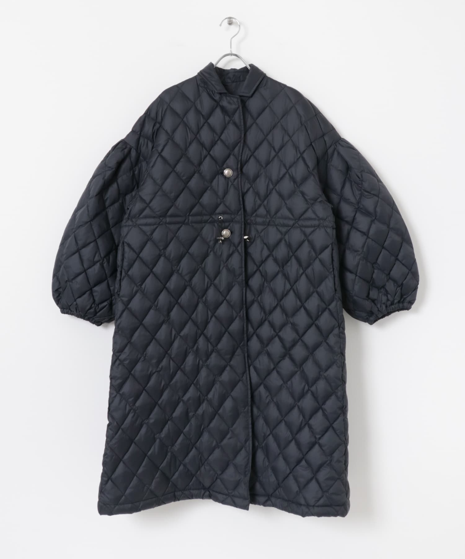 『別注』KWD×ザ グッドランド マーケット　GREEN DOWN QUILTING JACKET BLACK FREE