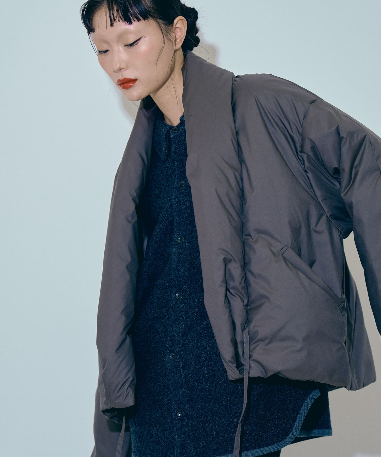 ザ グッドランド マーケット　GREEN DOWN PADDED JACKET