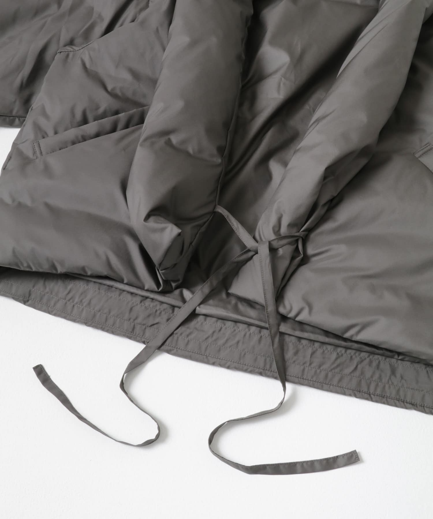 ザ グッドランド マーケット　GREEN DOWN PADDED JACKET CHARCOAL one