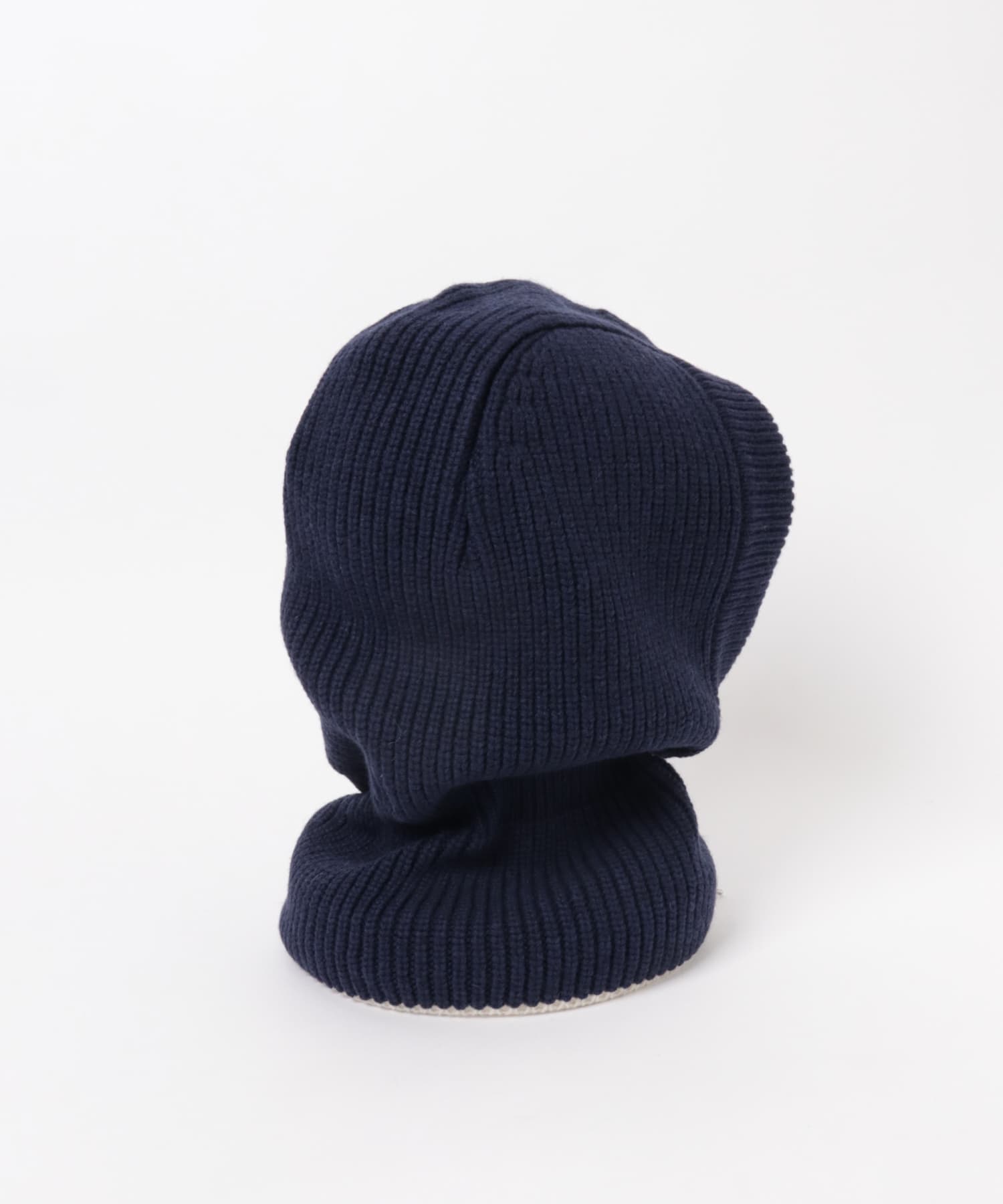 ザ グッドランド マーケット　KNIT ZIP BALACLAVA NAVY one