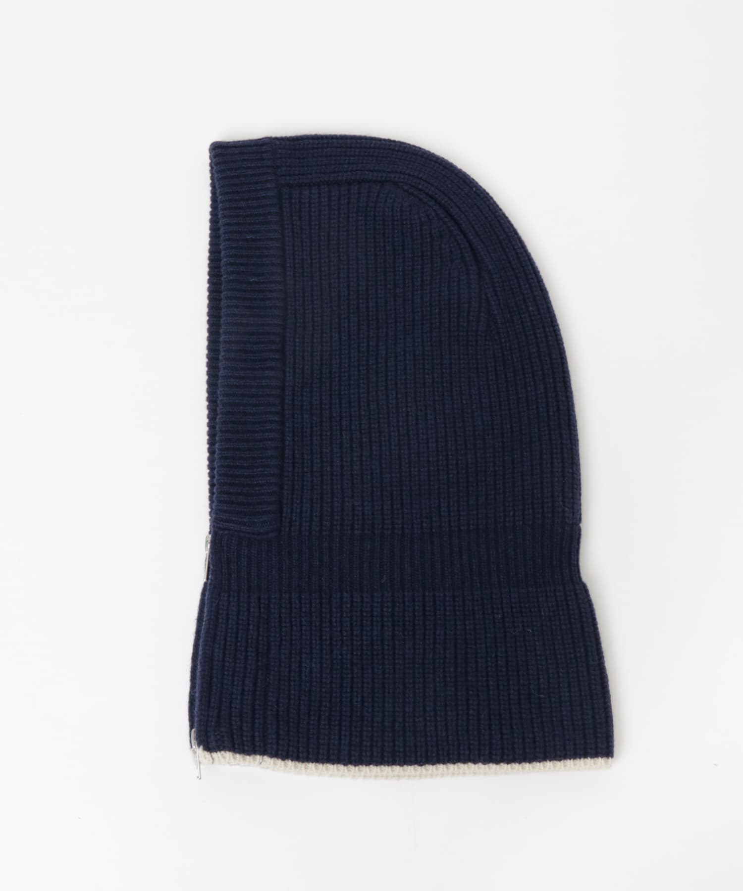 ザ グッドランド マーケット　KNIT ZIP BALACLAVA NAVY one