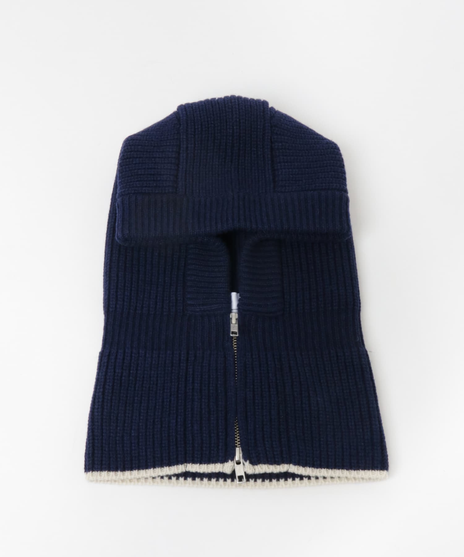 ザ グッドランド マーケット　KNIT ZIP BALACLAVA NAVY one
