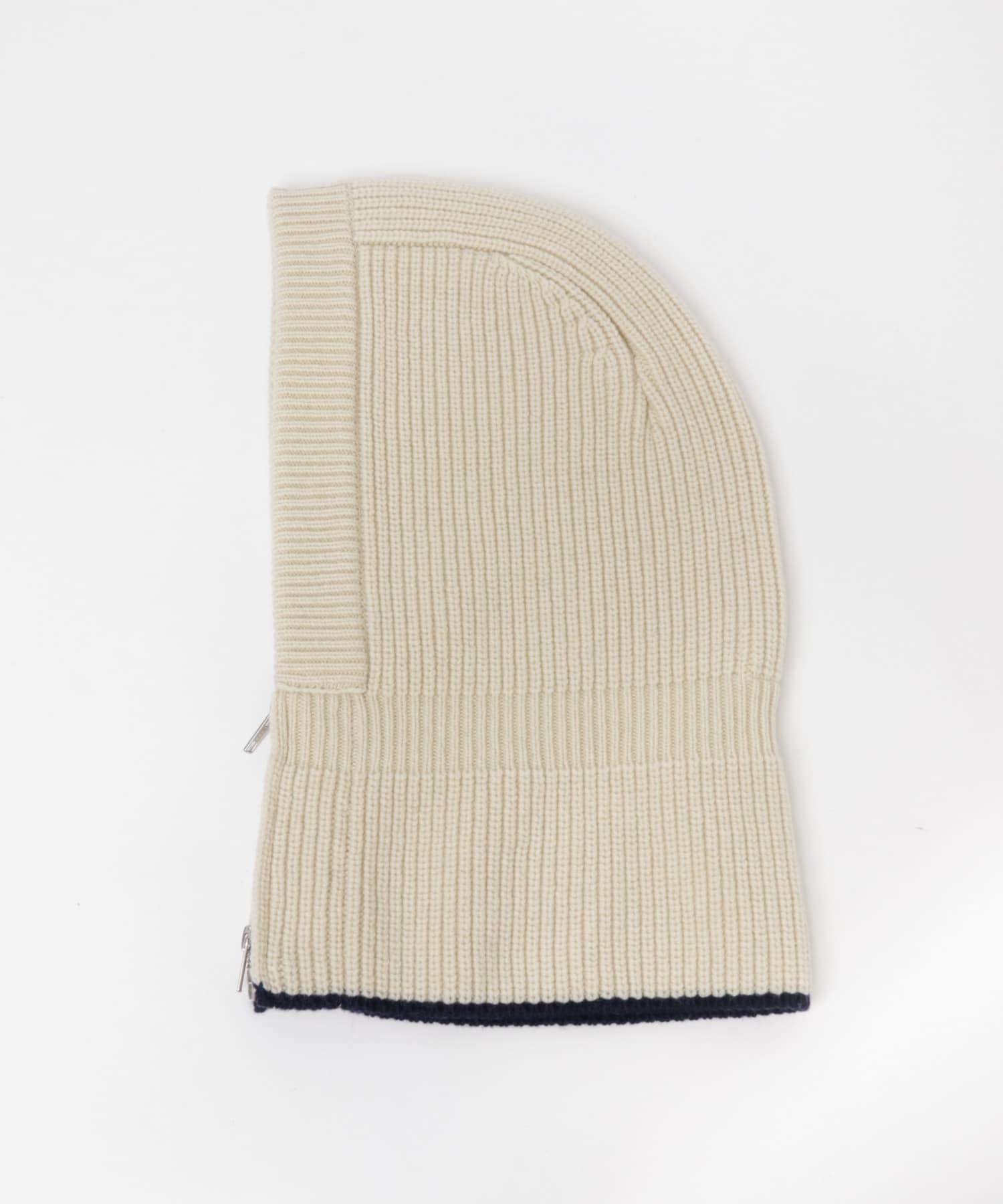ザ グッドランド マーケット　KNIT ZIP BALACLAVA IVORY one