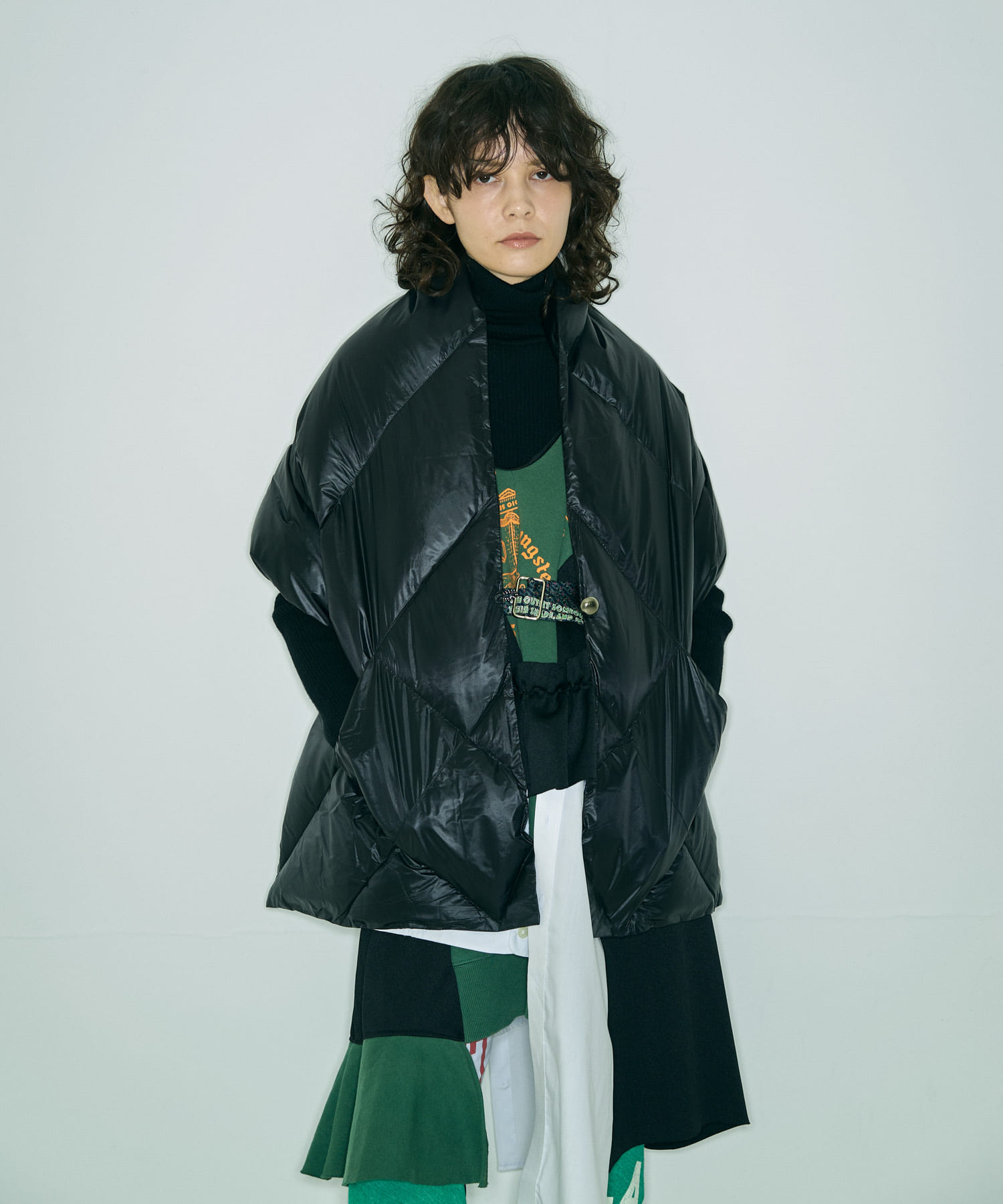 『別注』KWD×ザ グッドランド マーケット　GREEN DOWN STALL BLACK one