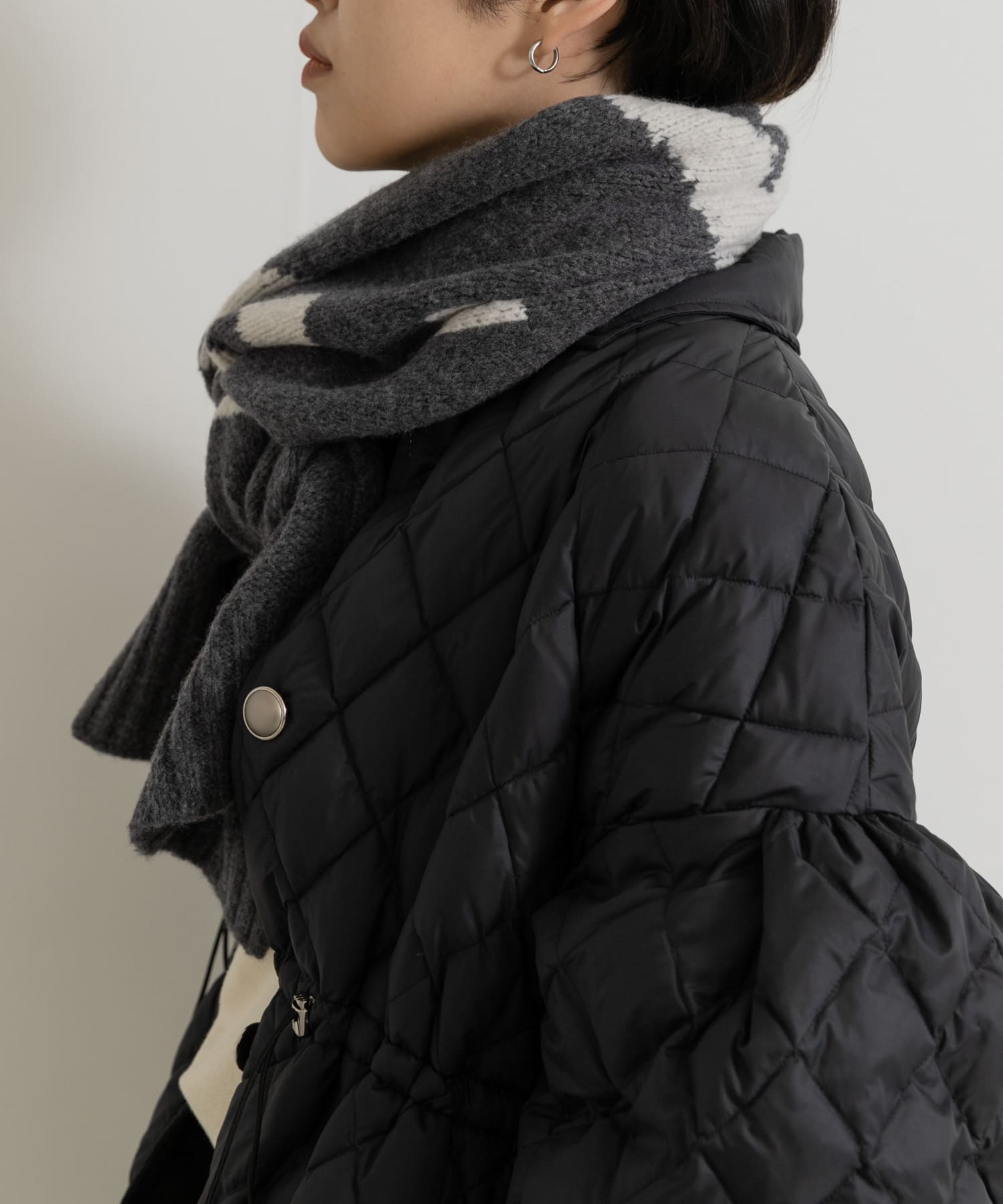 cwtch　RWS Recycle Wool Scarf LGgray one