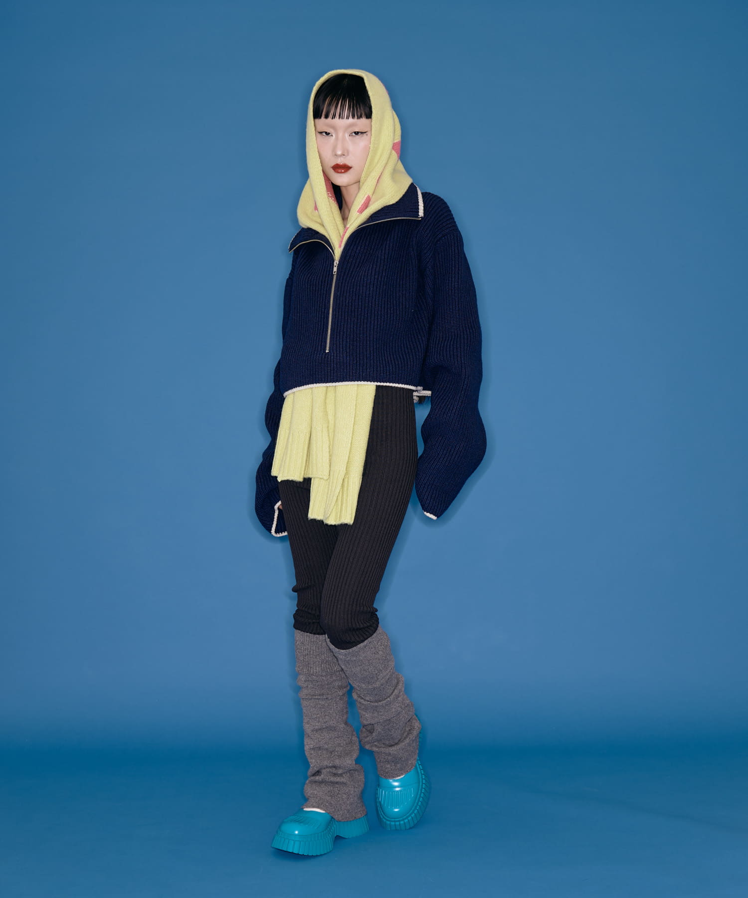 cwtch　RWS Recycle Wool Scarf LGcitron one