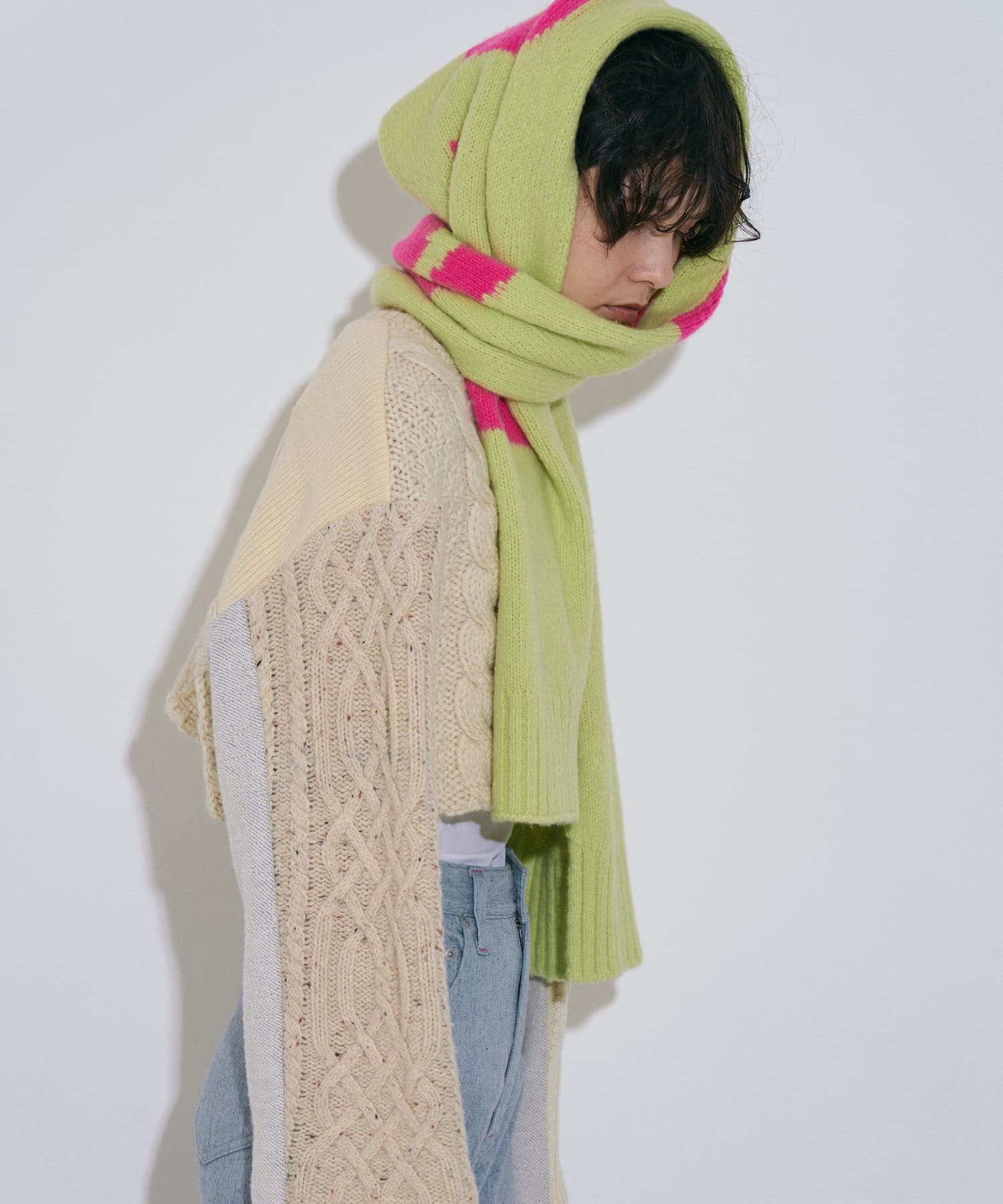 cwtch　RWS Recycle Wool Scarf LGcitron one