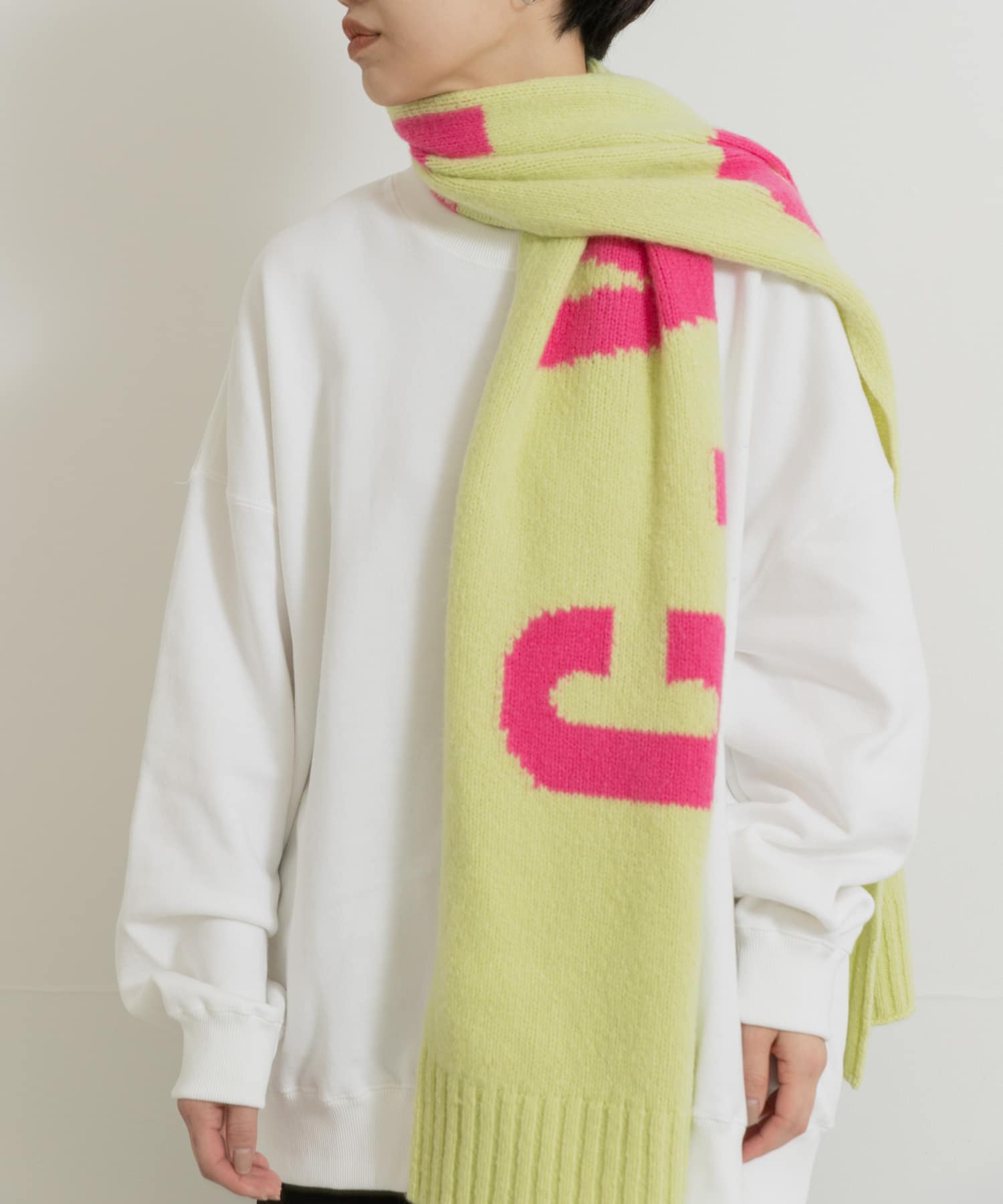 cwtch　RWS Recycle Wool Scarf LGcitron one