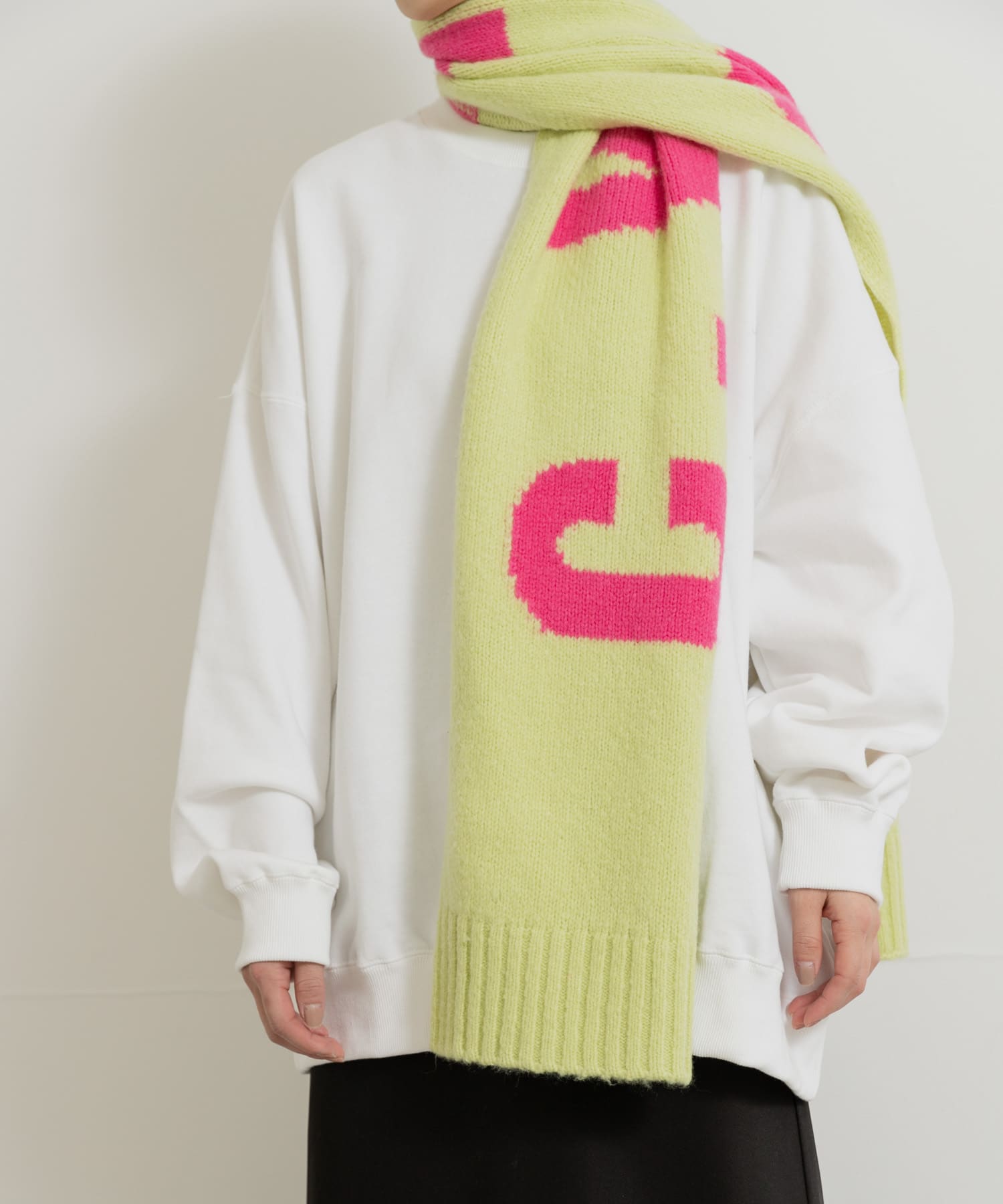 cwtch　RWS Recycle Wool Scarf LGcitron one