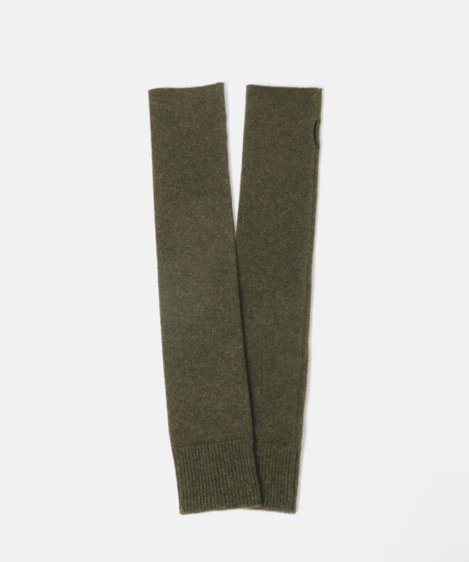 ザ グッドランド マーケット　KNIT ARM WARMERS MOSS GREEN one