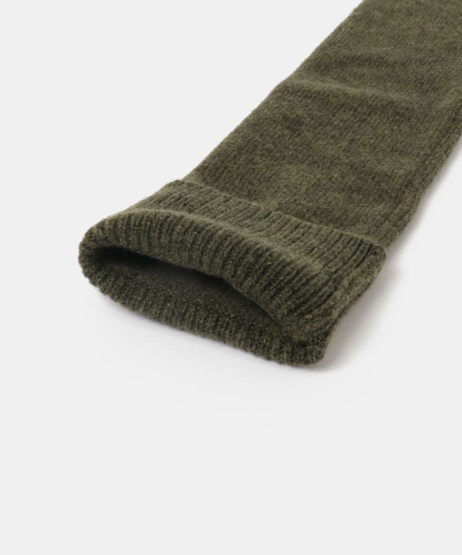 ザ グッドランド マーケット　KNIT ARM WARMERS MOSS GREEN one