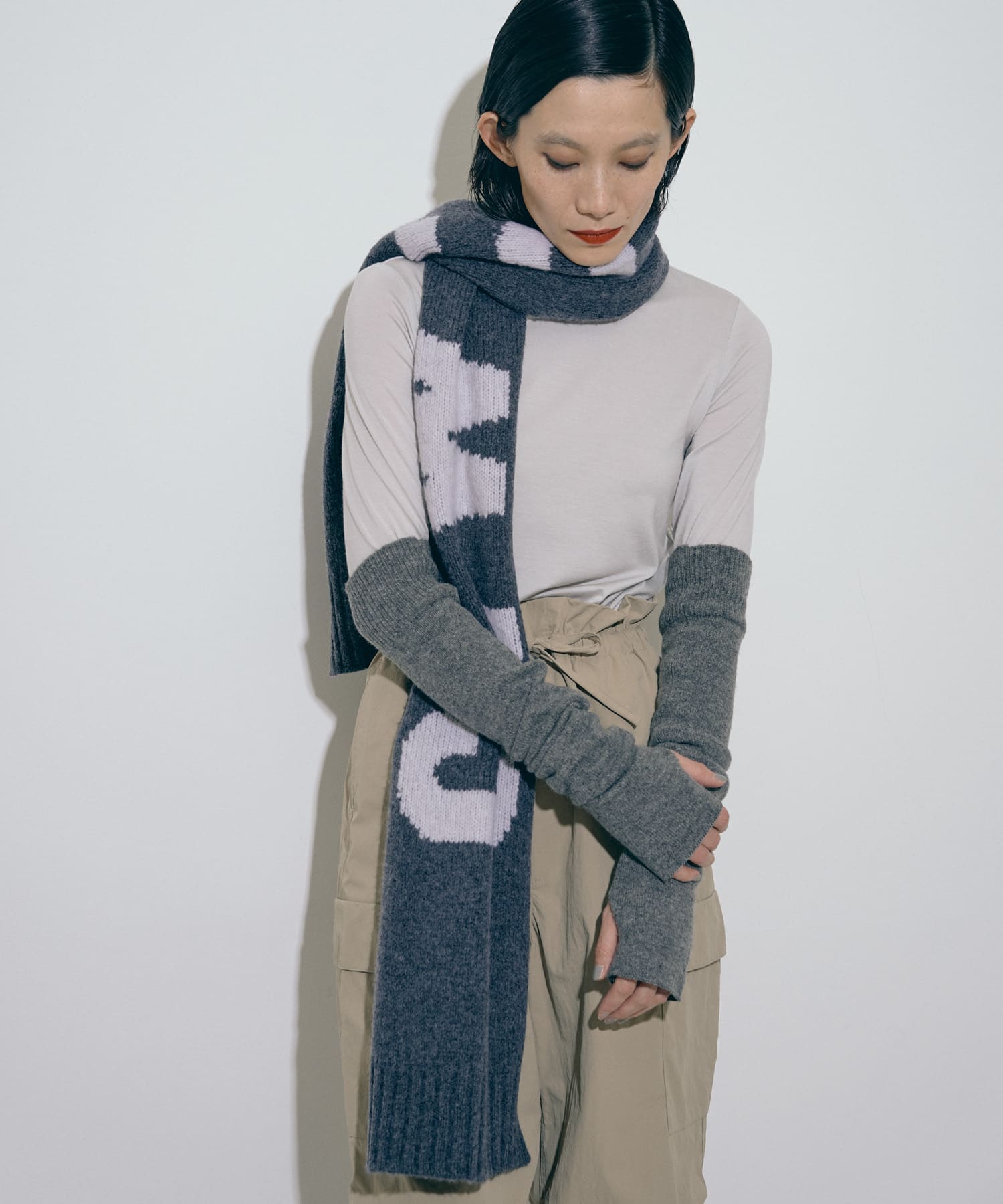 ザ グッドランド マーケット　KNIT ARM WARMERS