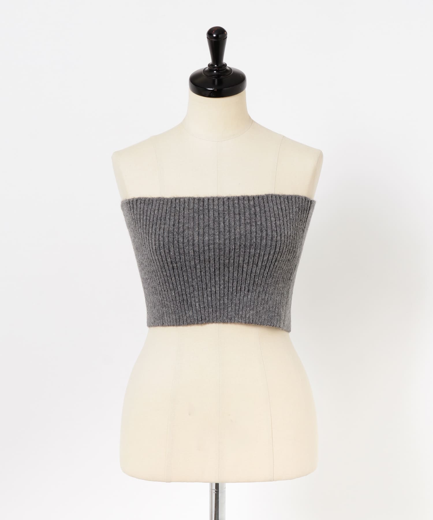 ザ グッドランド マーケット　KNIT BUSTIER GRAY one