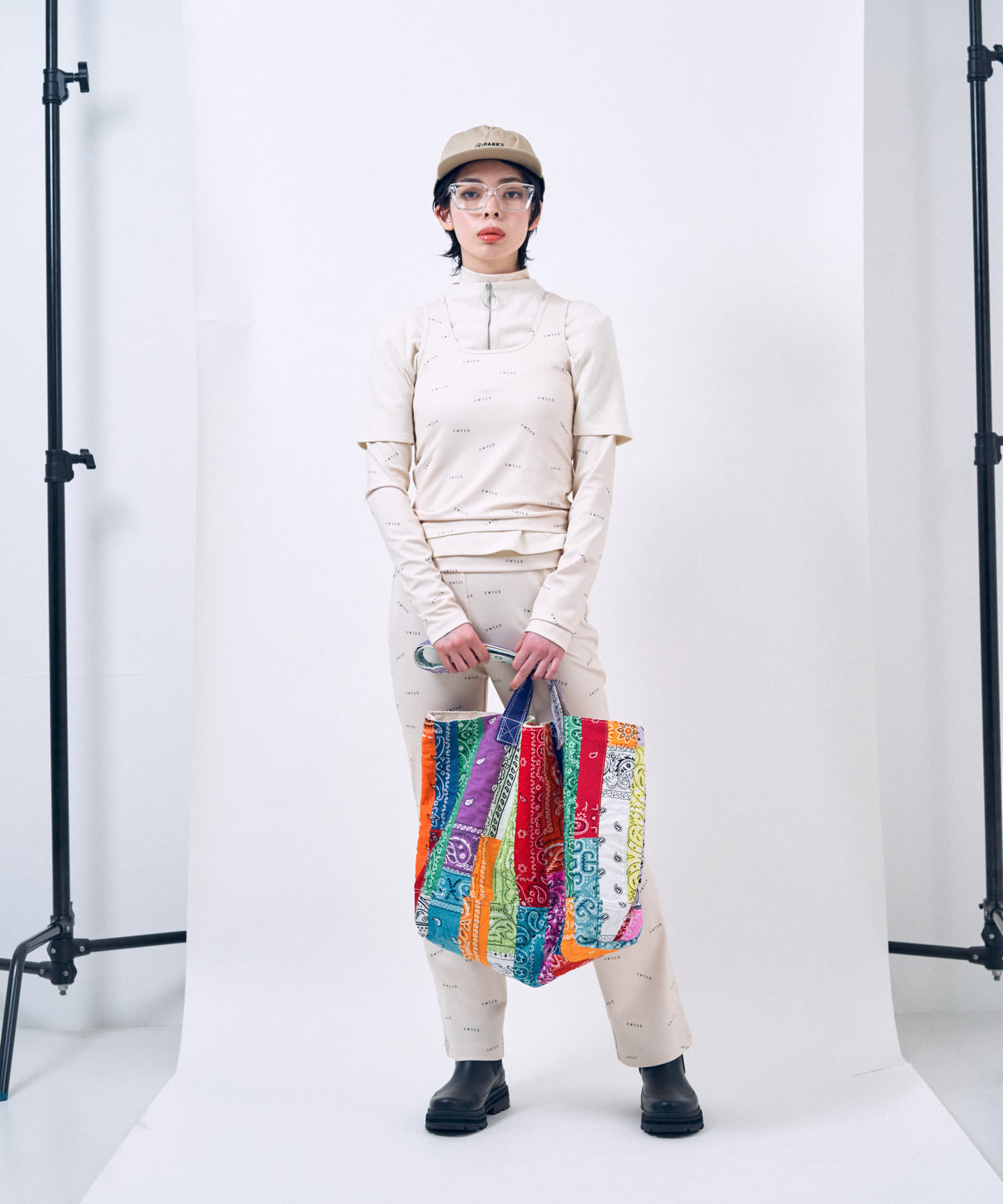 身長：168cm サイズ：one