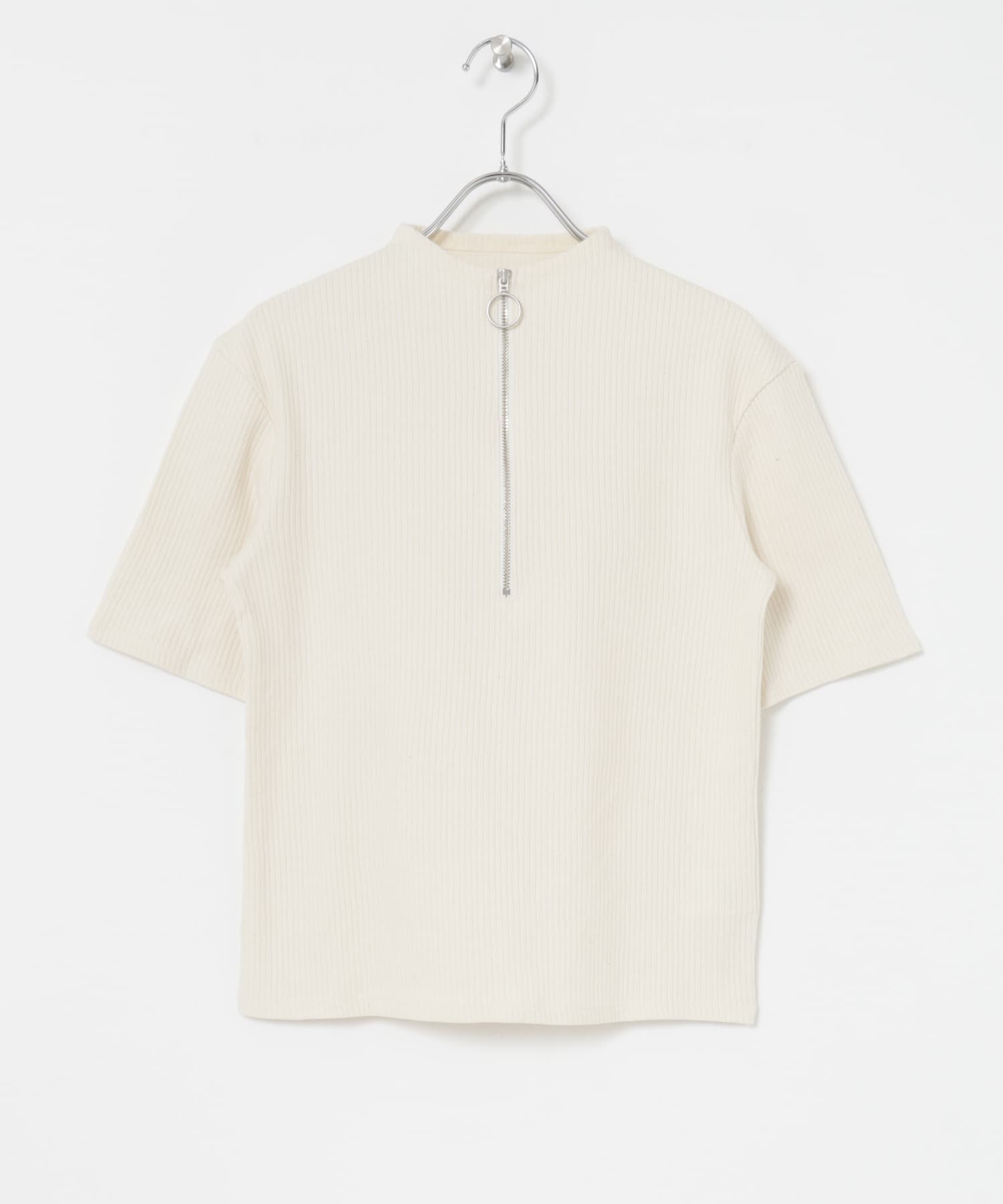 cwtch　BIO CT HALF NECK ZIP TOP KINARI one