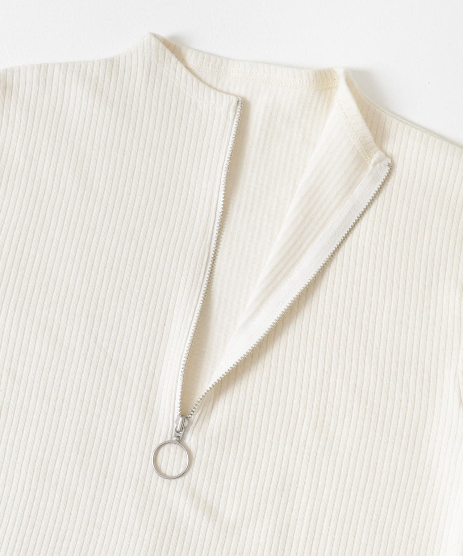 cwtch　BIO CT HALF NECK ZIP TOP KINARI one