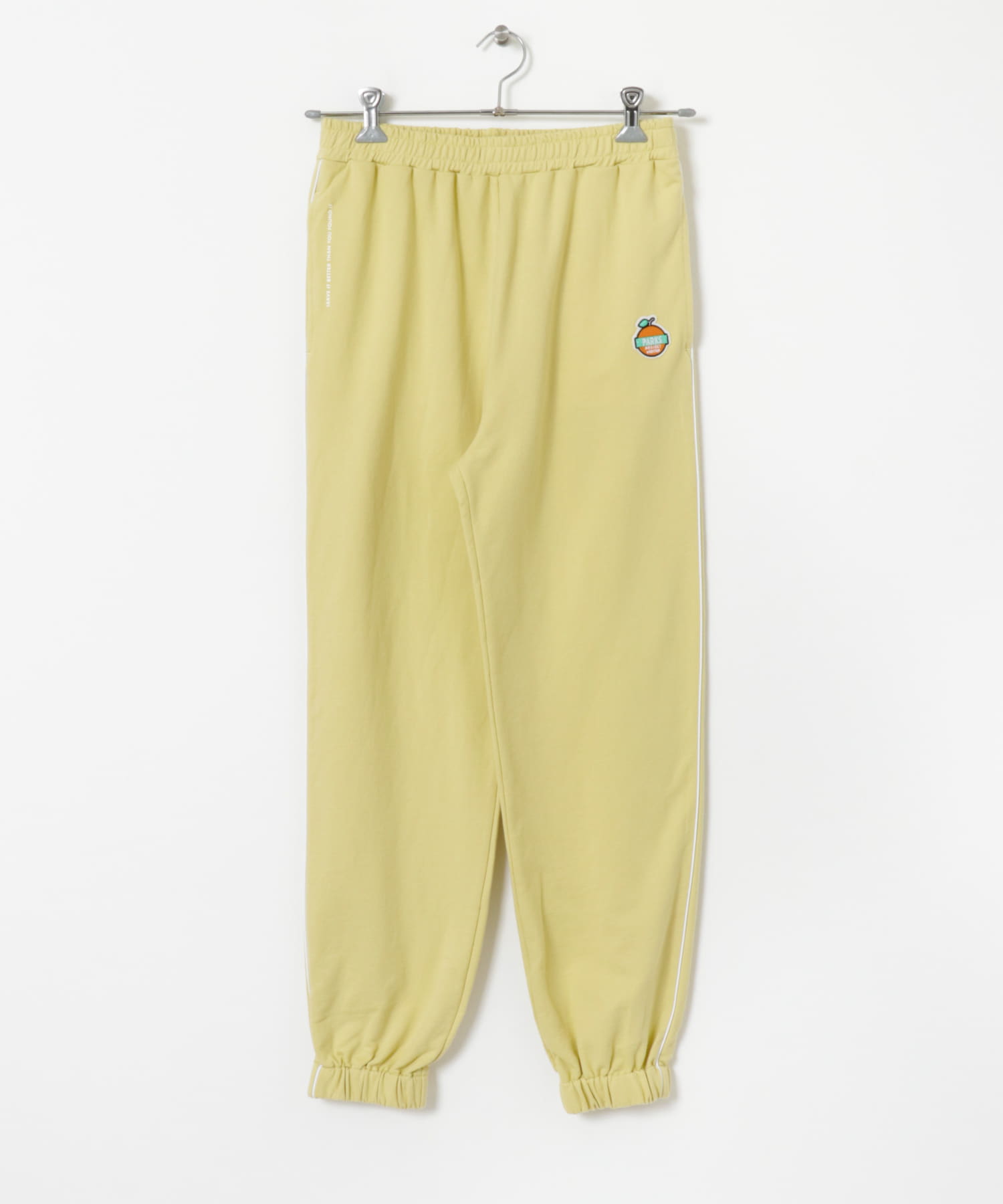 PARKS PROJECT　Line Sweat Pants × PARKS LIME M
