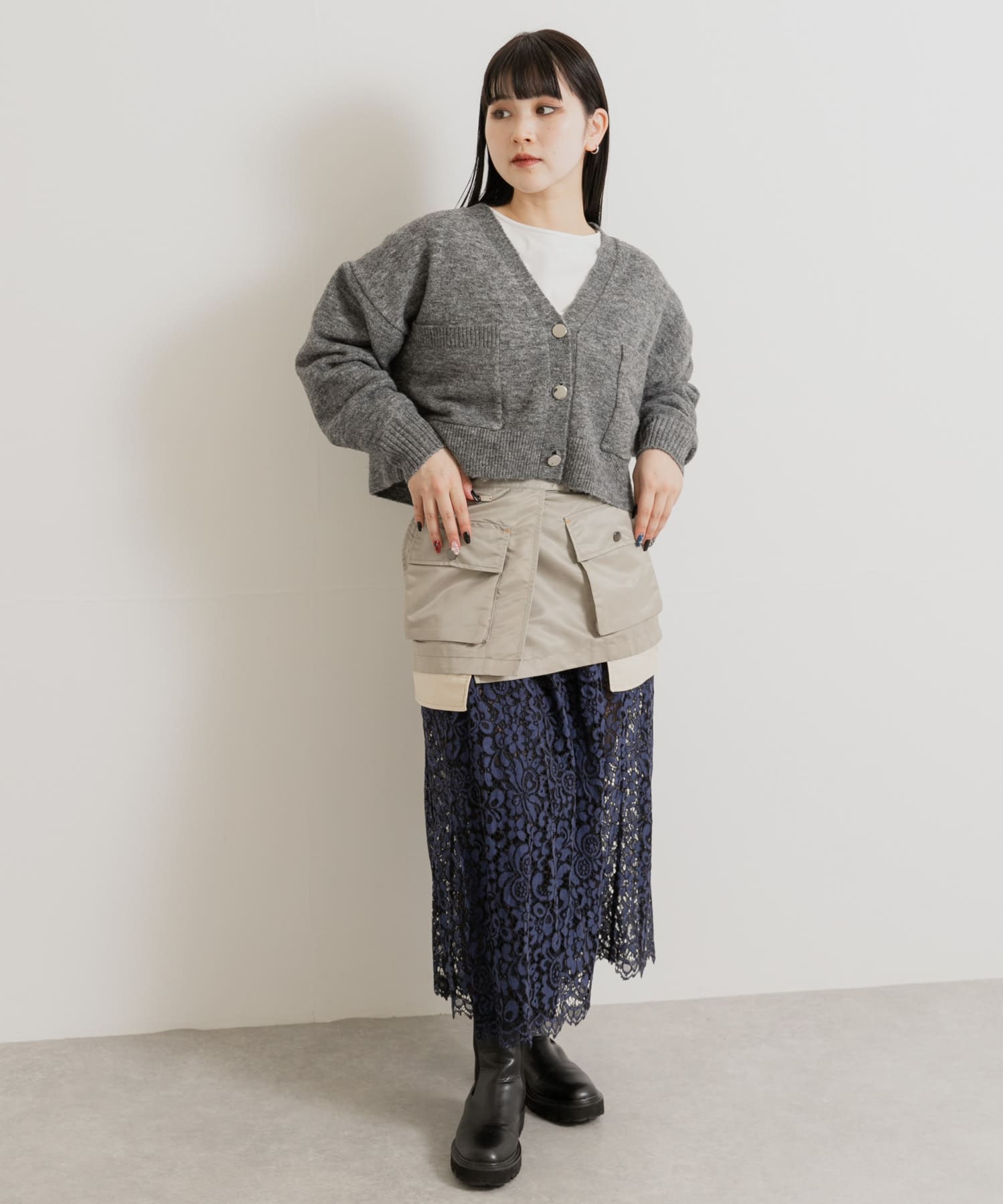 身長：156cm サイズ：FREE
