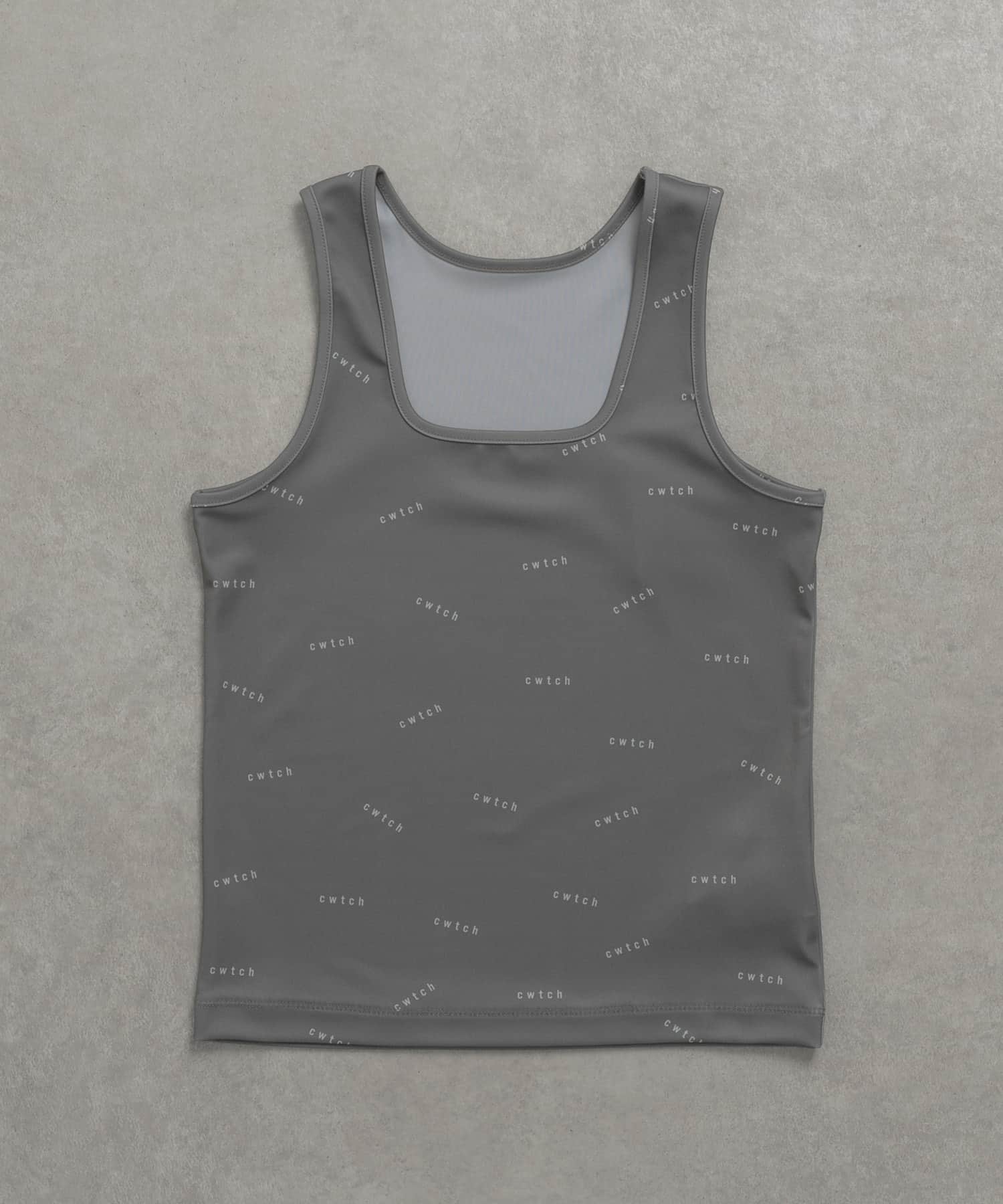 cwtch　all-over Tank top CHARCOAL one