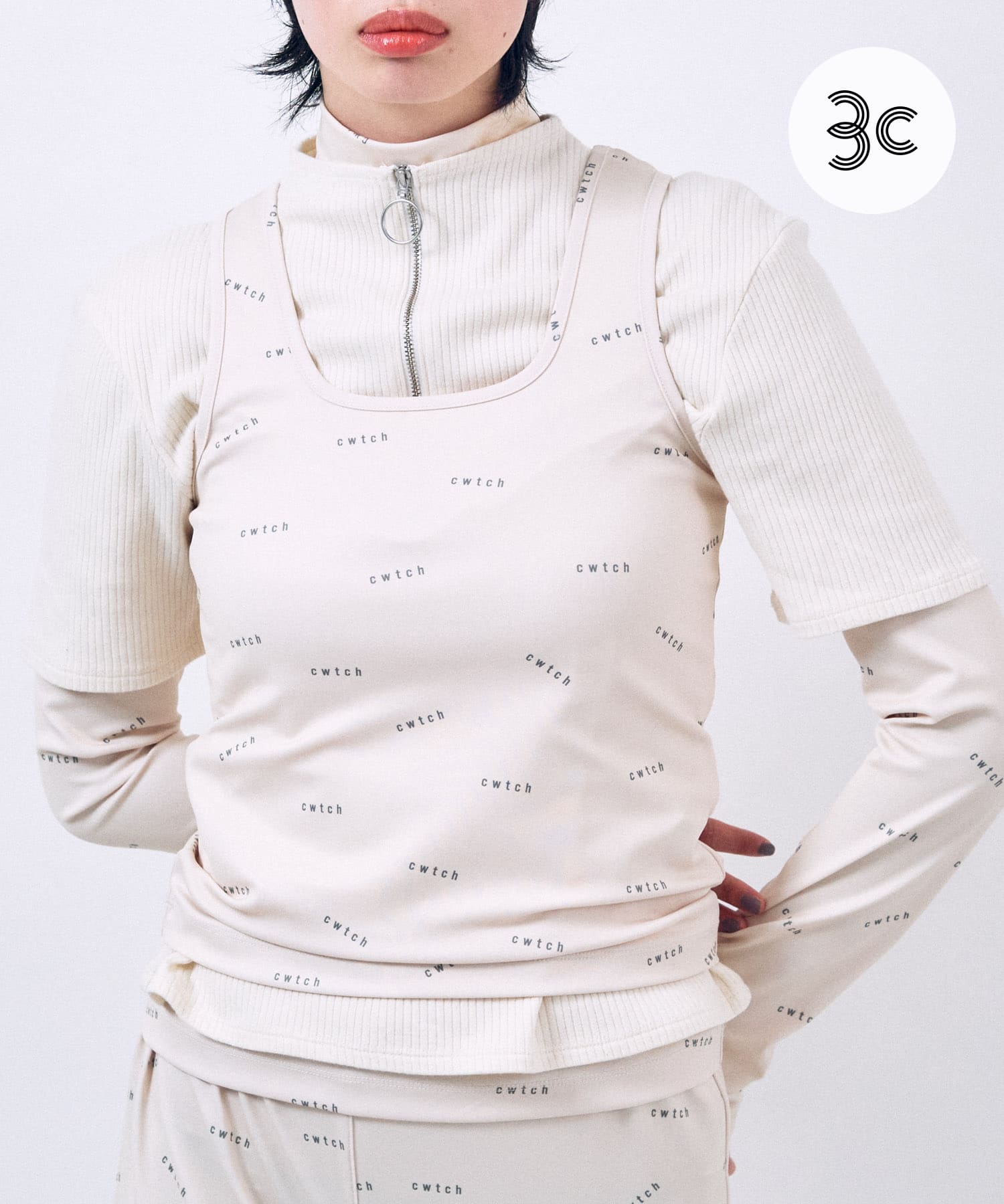 cwtch　all-over Tank top