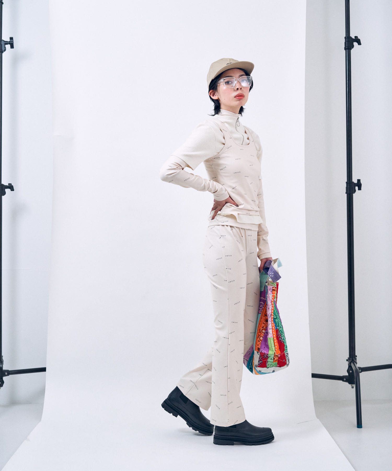 身長：168cm サイズ：one