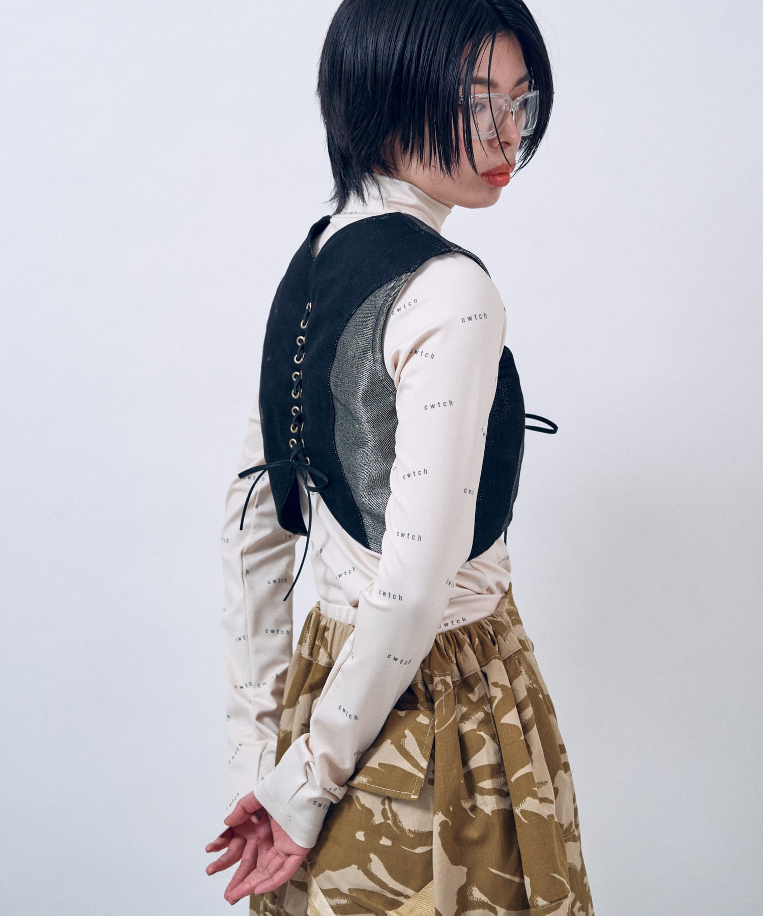 身長：168cm サイズ：one